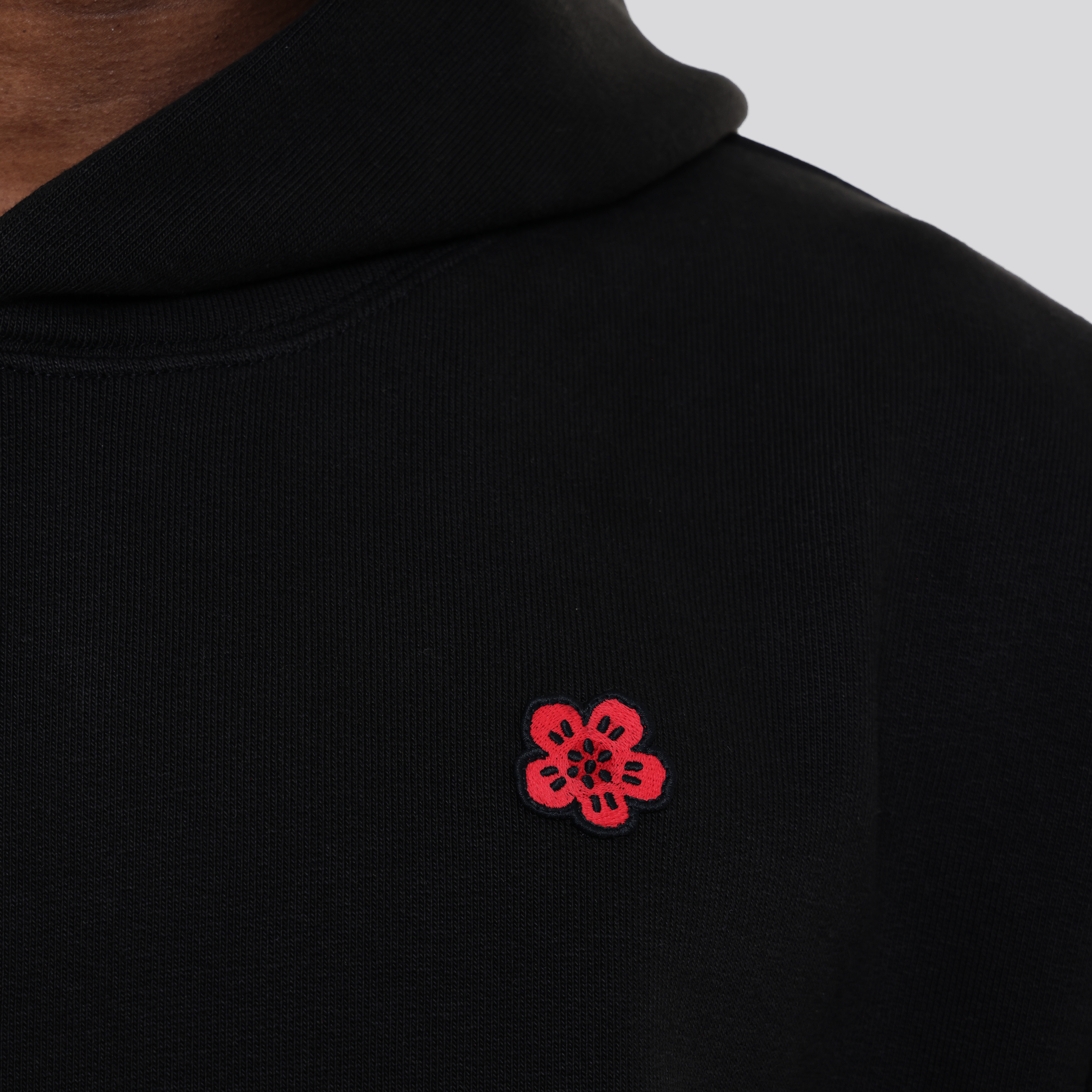 Buzo Tipo Hoodie Negro Kenzo Boke Flower