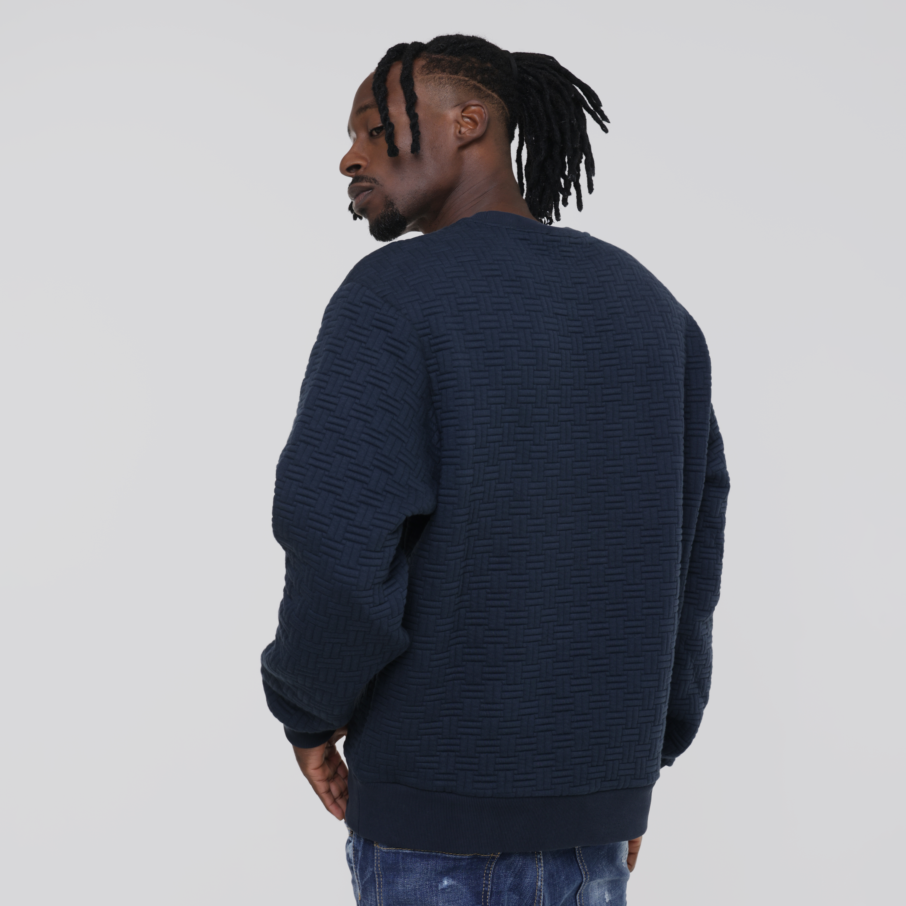 Buzo Azul Kenzo Weave