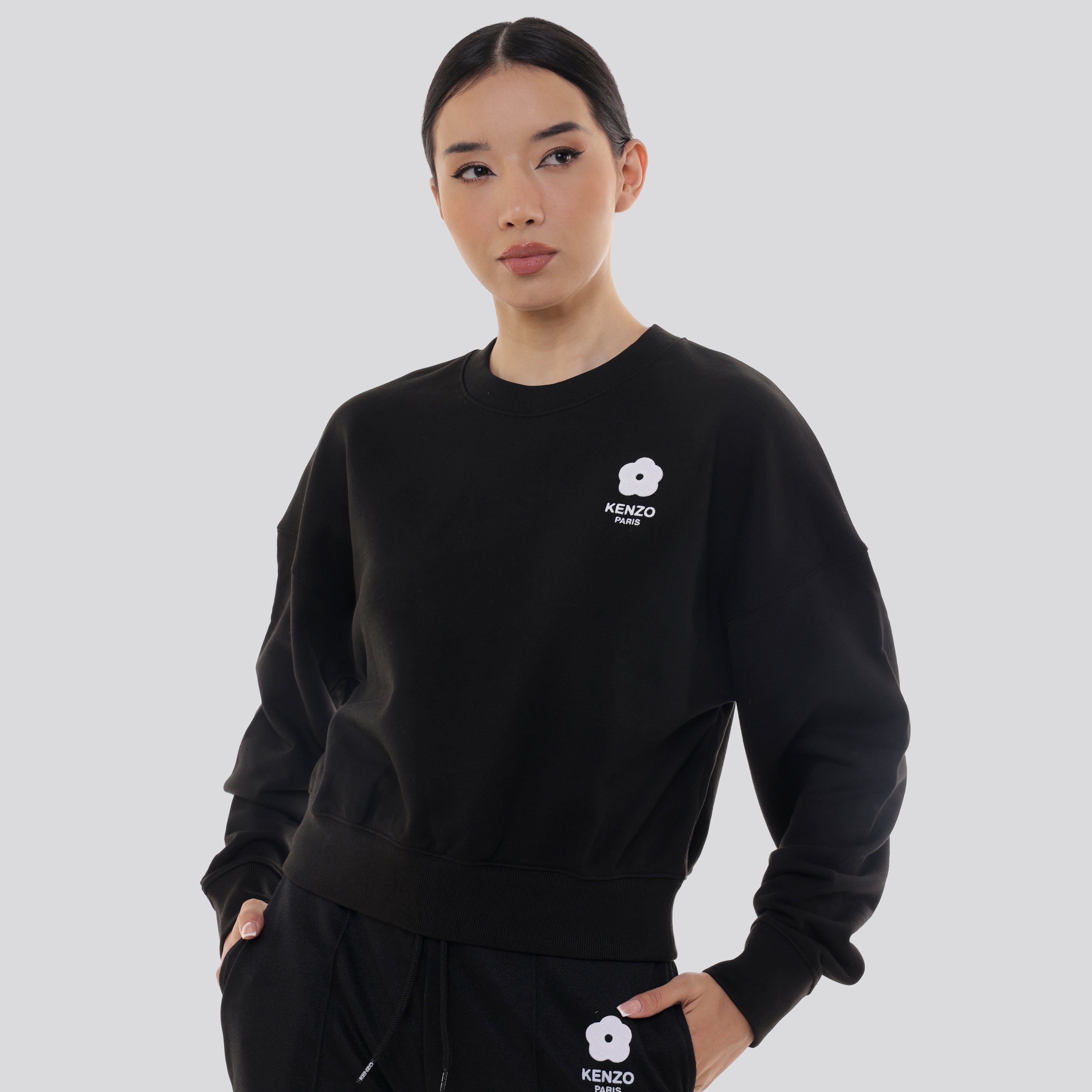 Buzo Negro Kenzo Flower