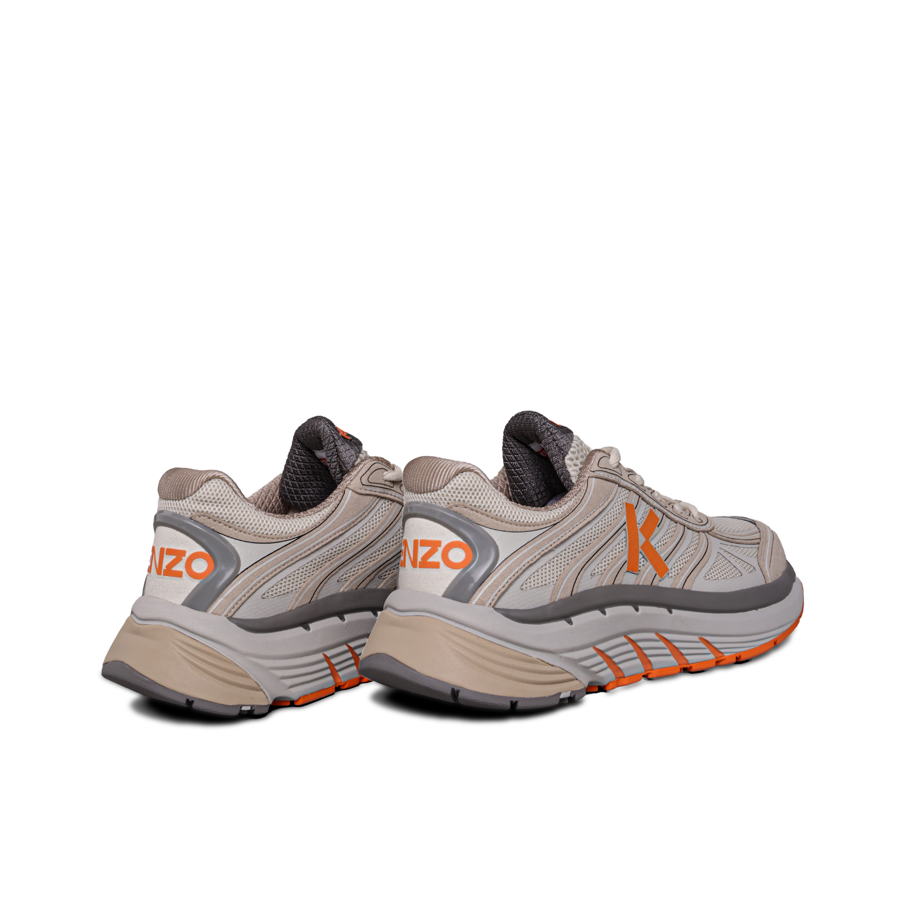 Sneakers Beige Kenzo Naranja Runner