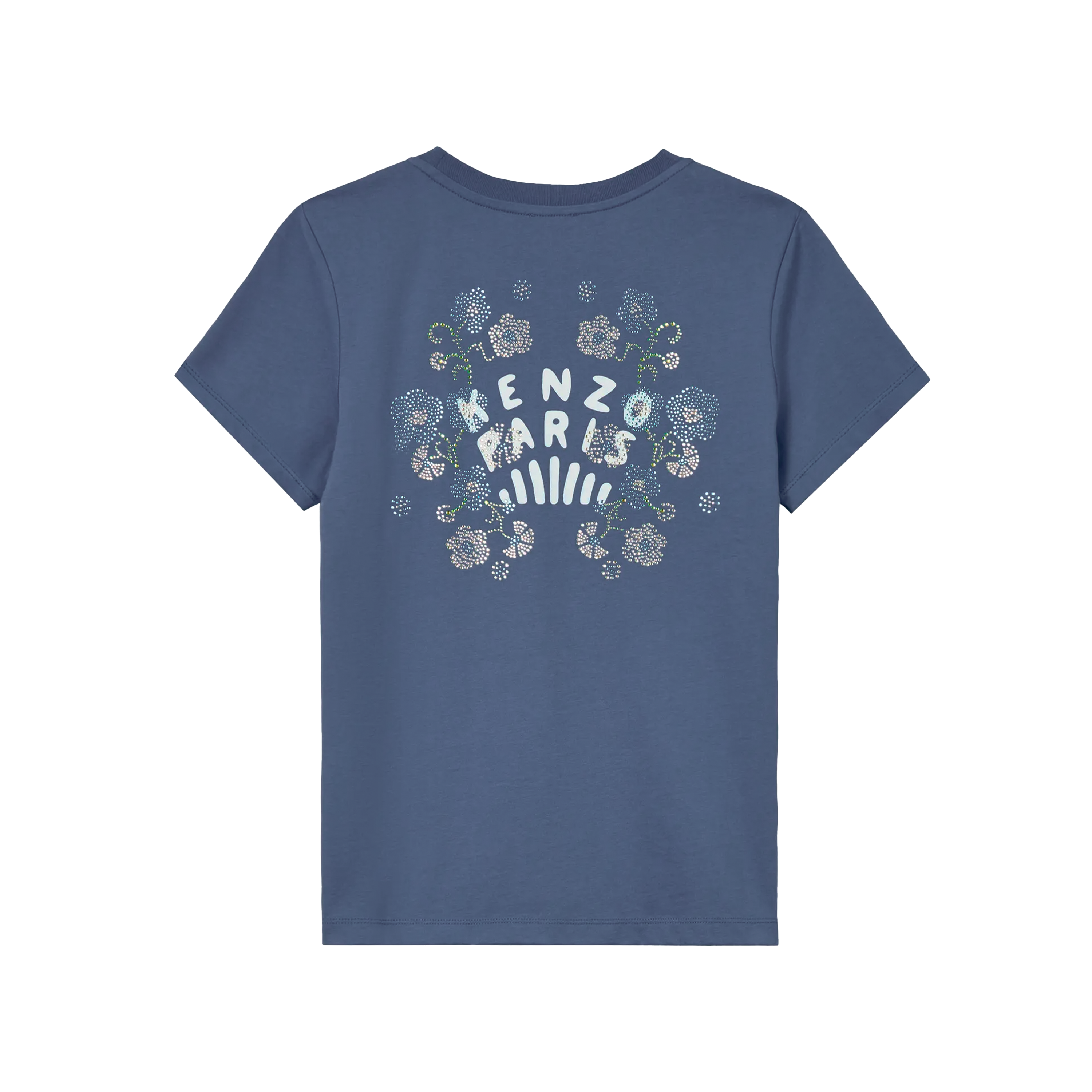 Camiseta Azul Kenzo Jungle Flower