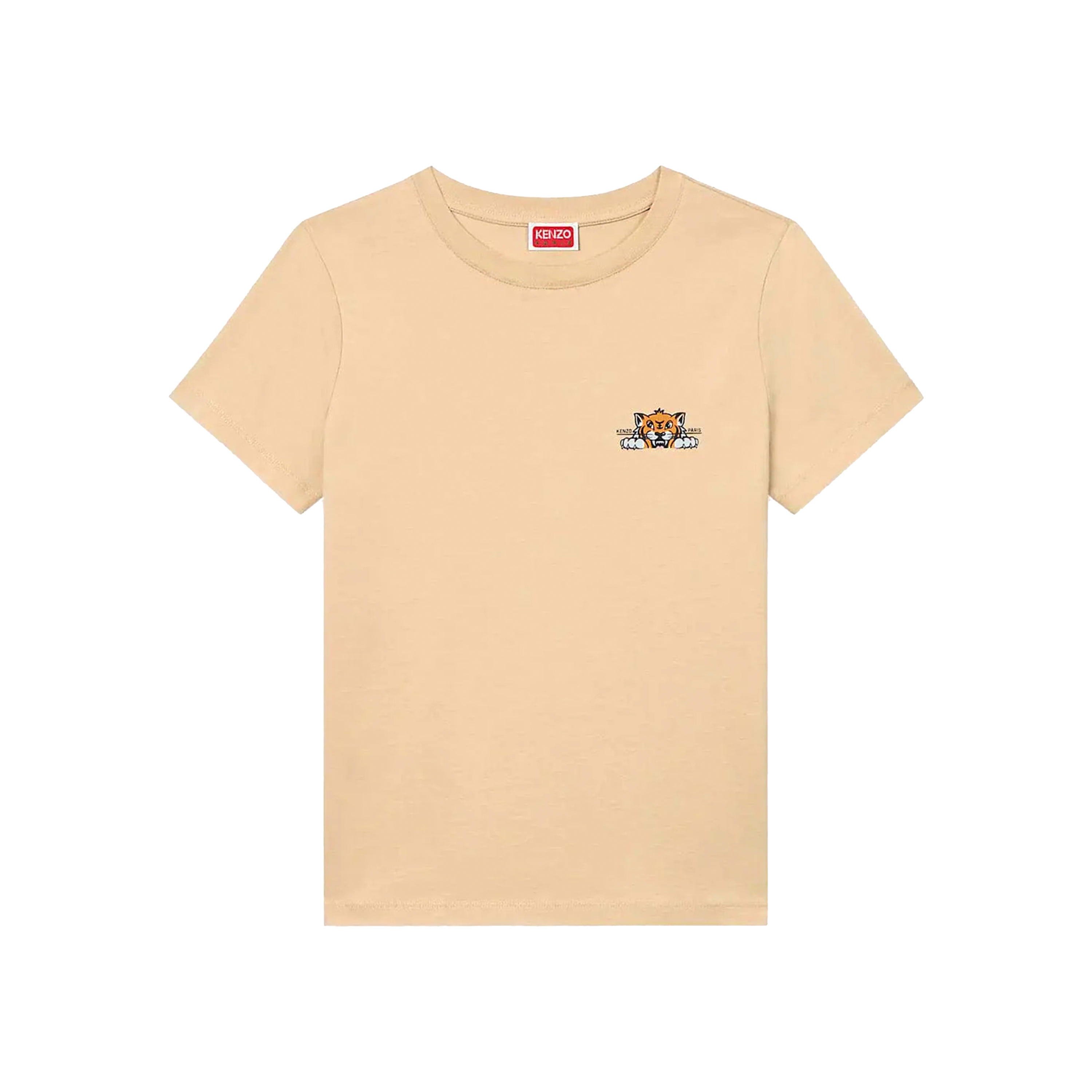 Camiseta Beige Kenzo Happy Tiger