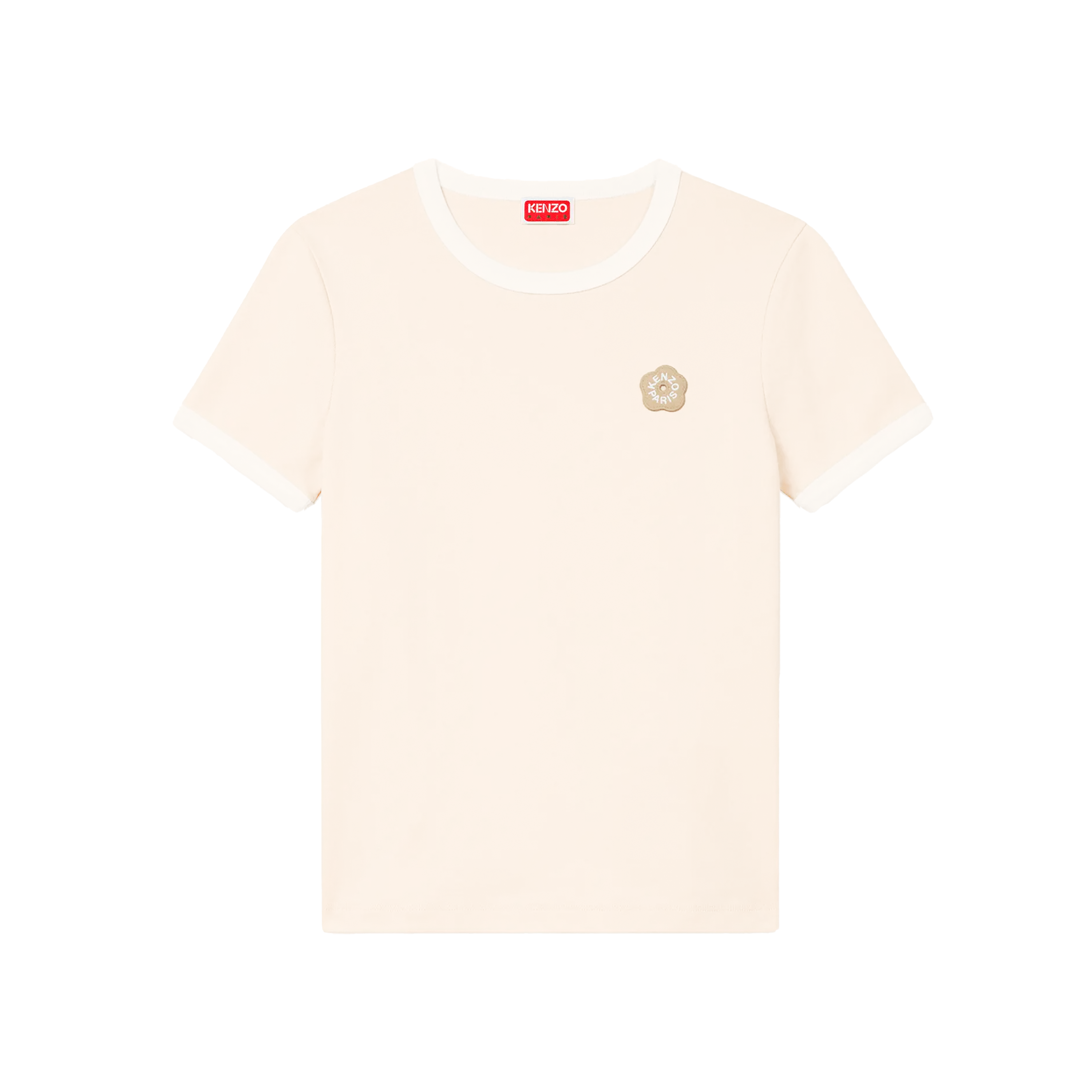 Camiseta Beige Kenzo Flower