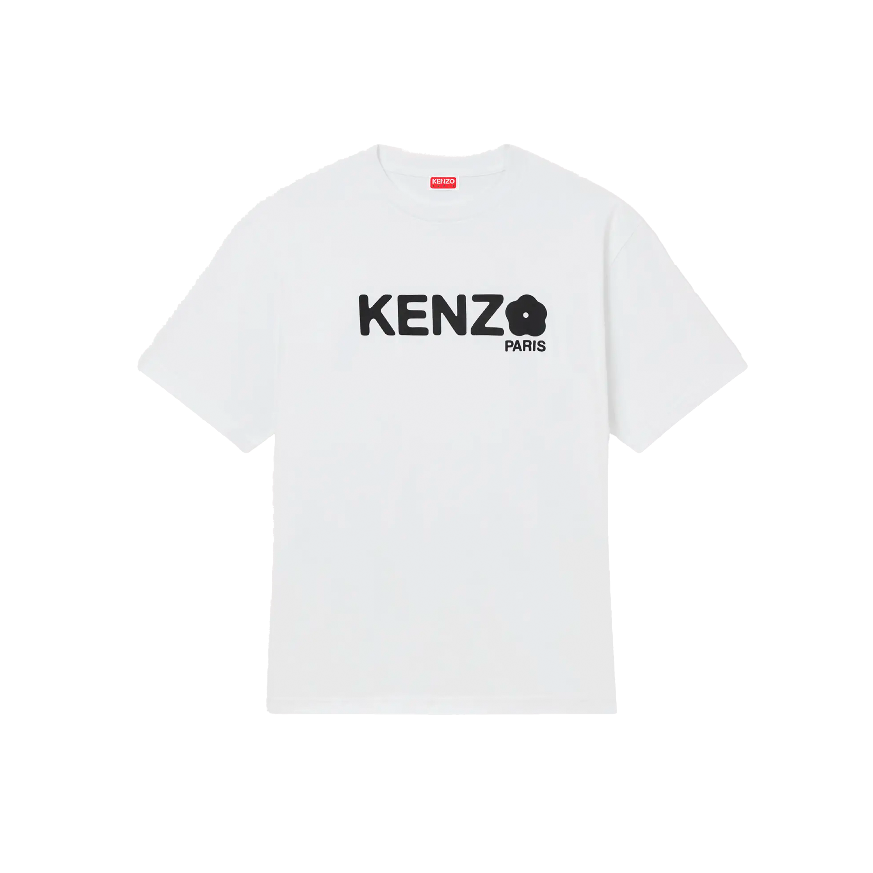 Camiseta Blanca Kenzo Flower Logo