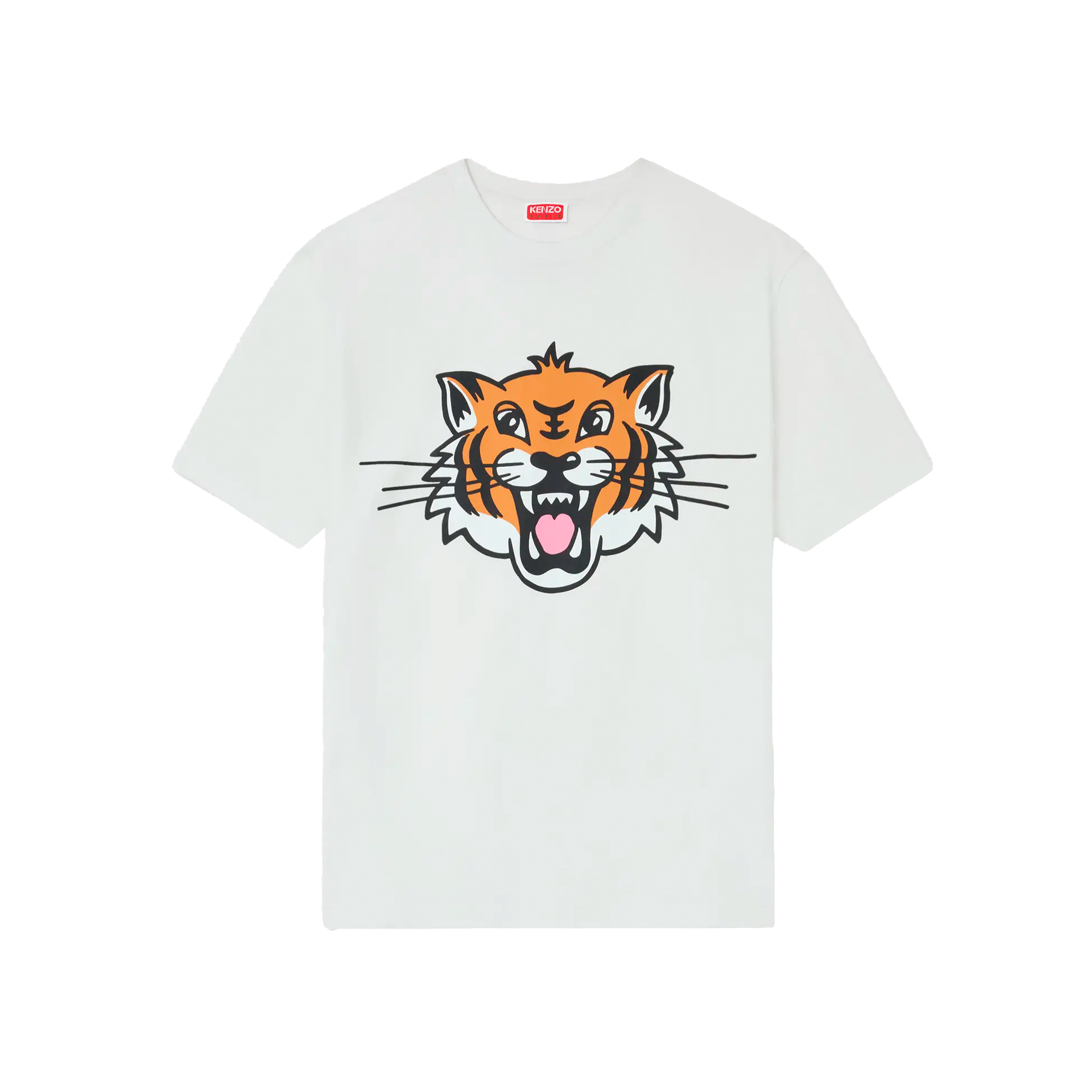 Camiseta Blanca Kenzo Big Tiger