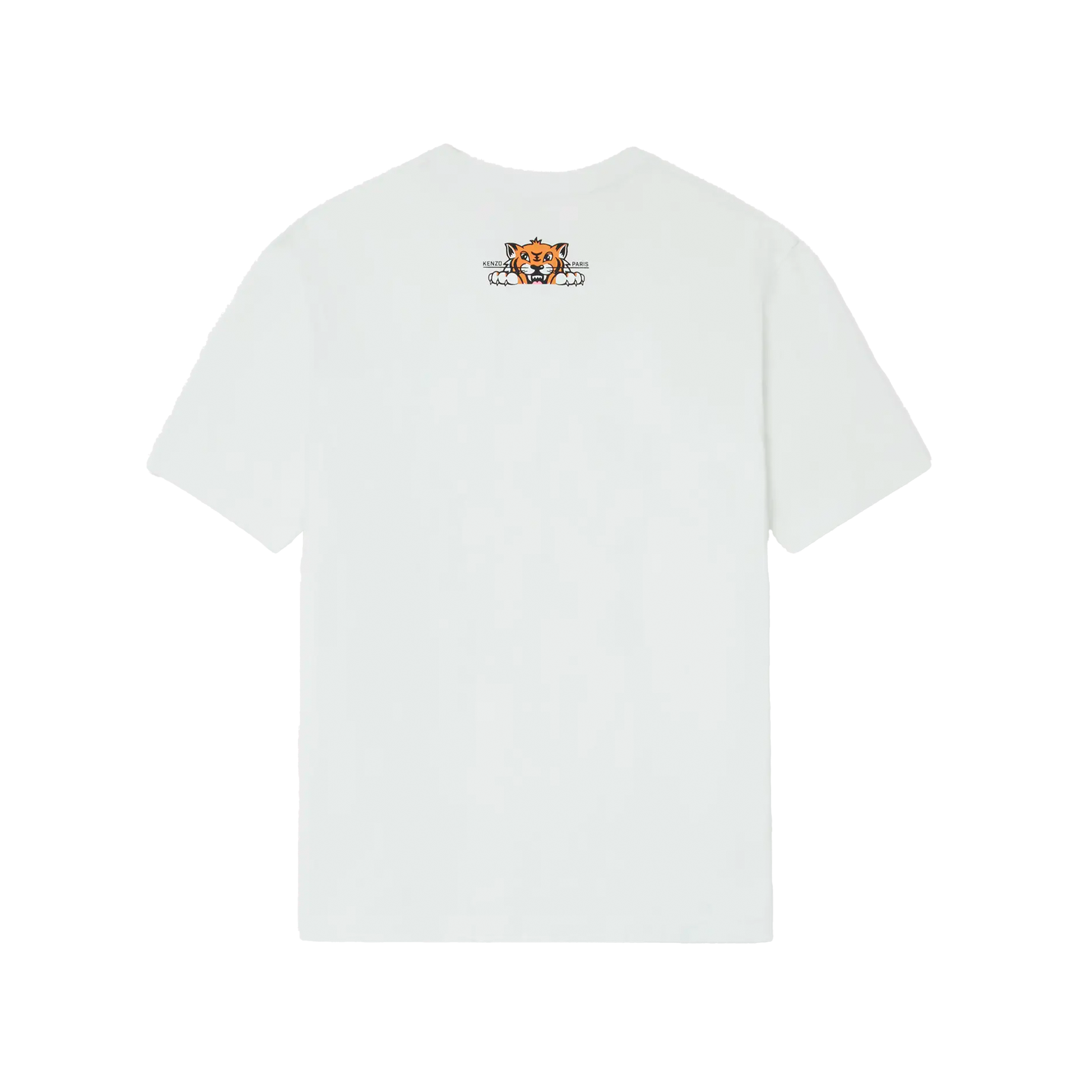 Camiseta Blanca Kenzo Big Tiger