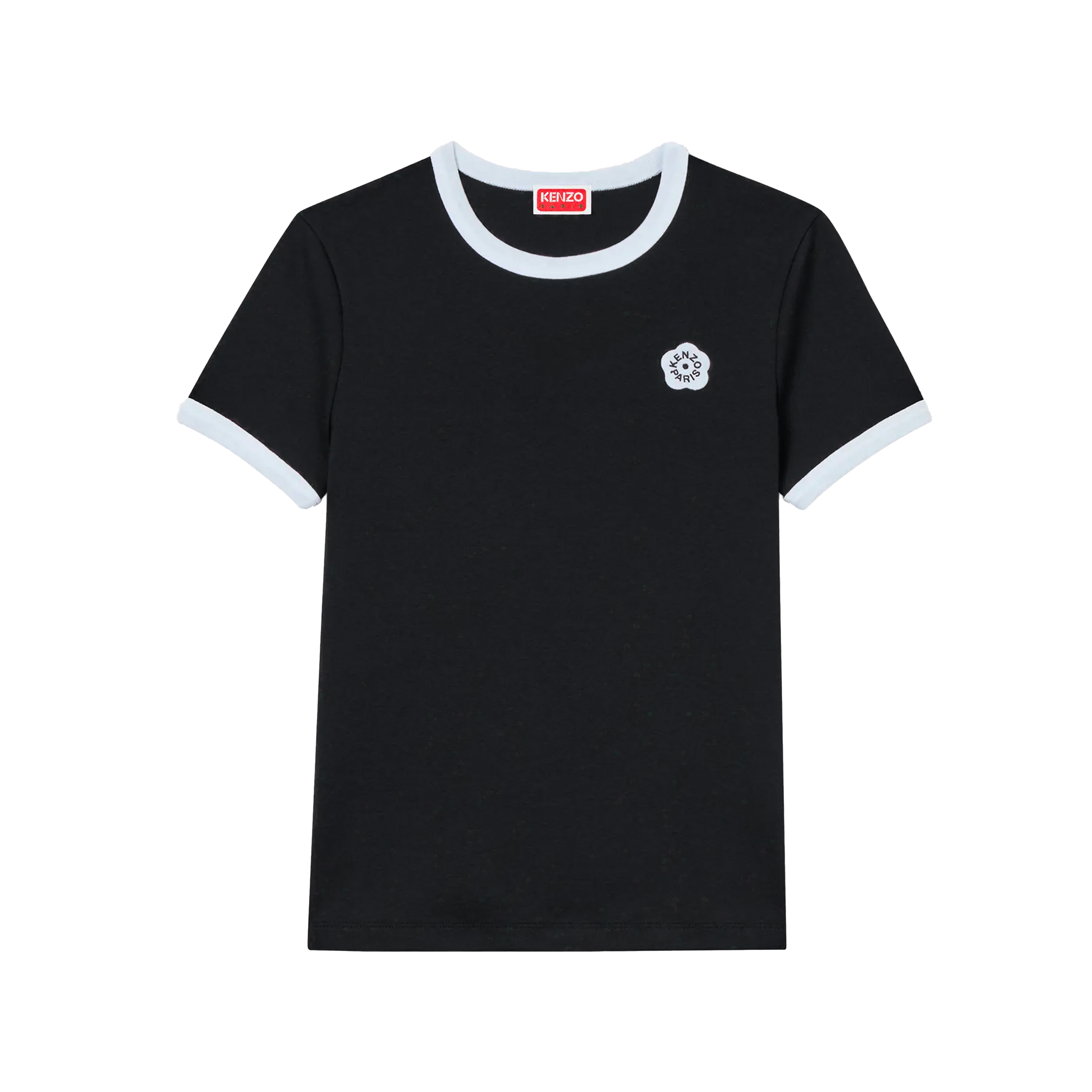 Camiseta Negra Kenzo Flower