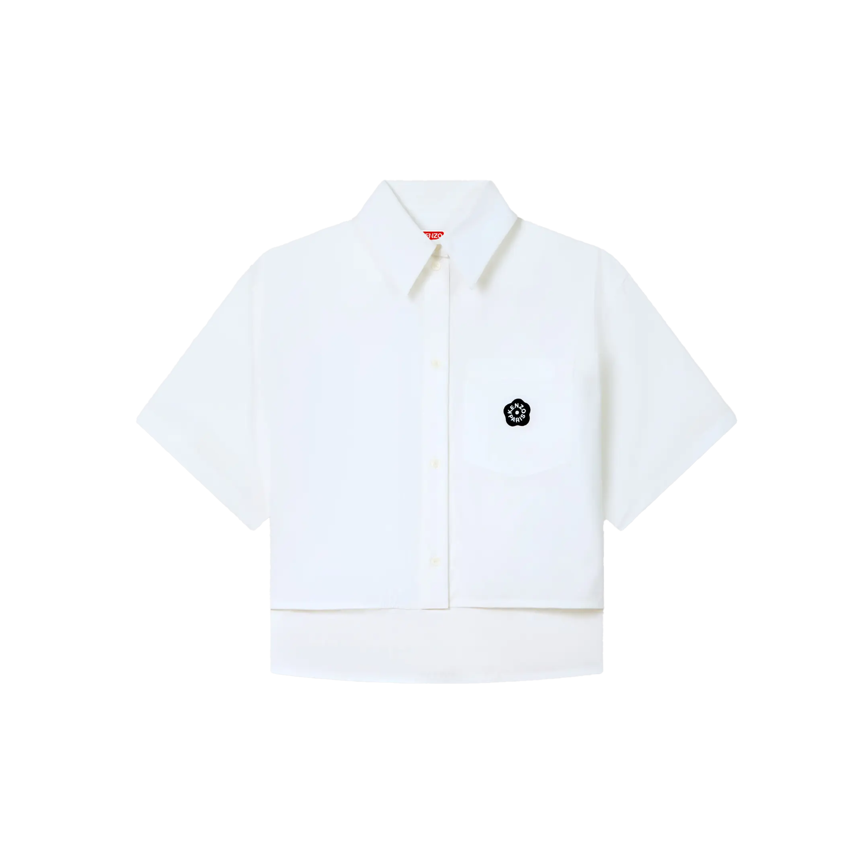 Camisa Blanca KENZO Boke Flower Cropped