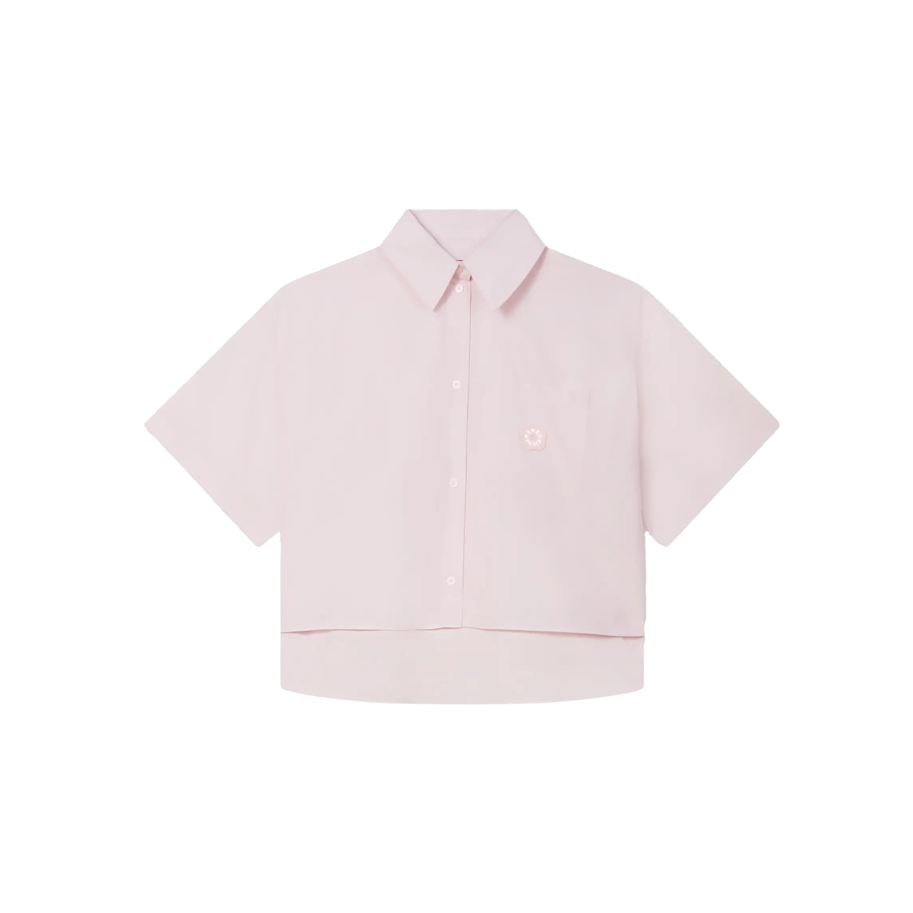 Camisa Rosada KENZO Boke Flower Cropped