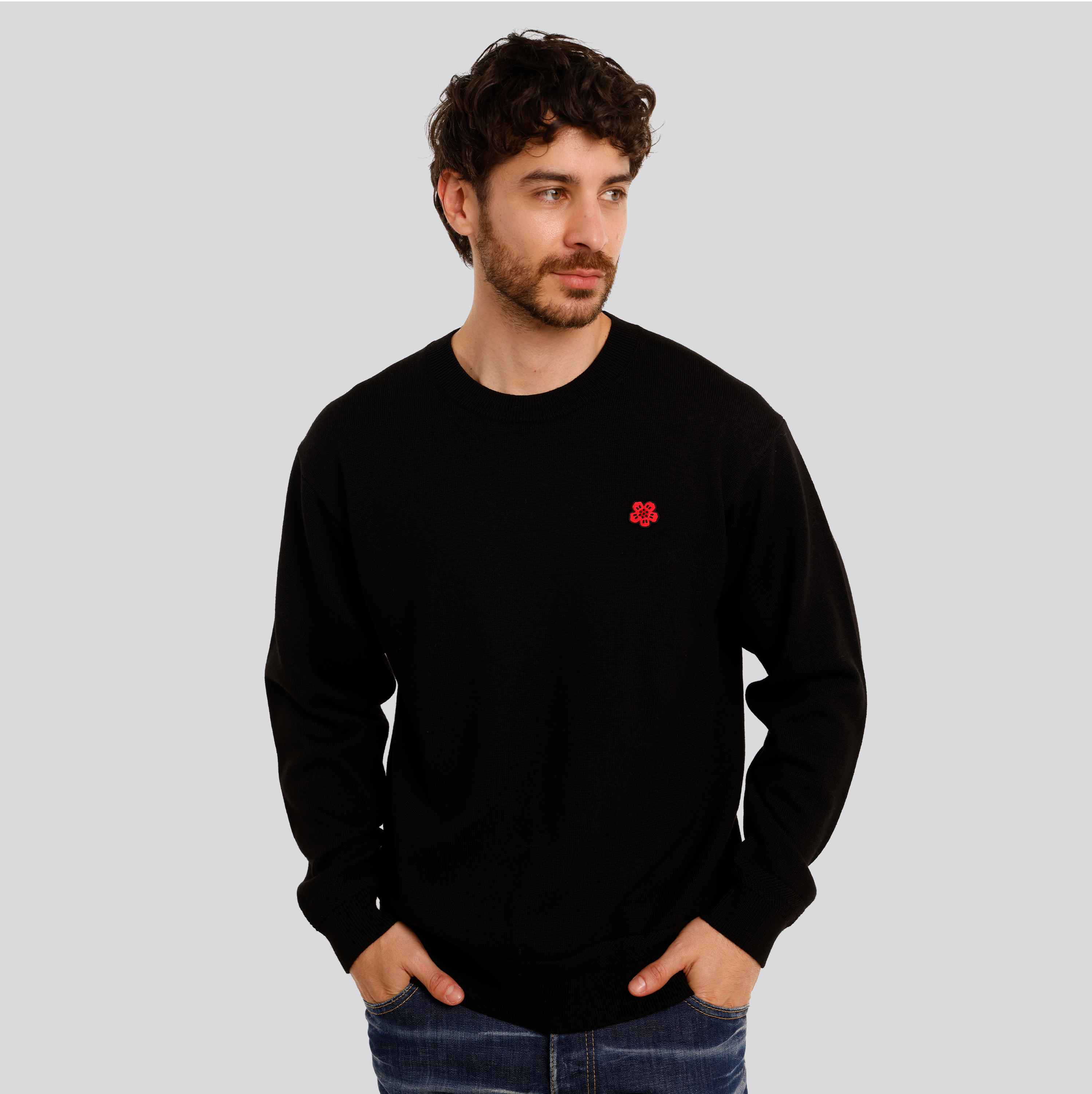 Buzo Negro KENZO Boke Flower