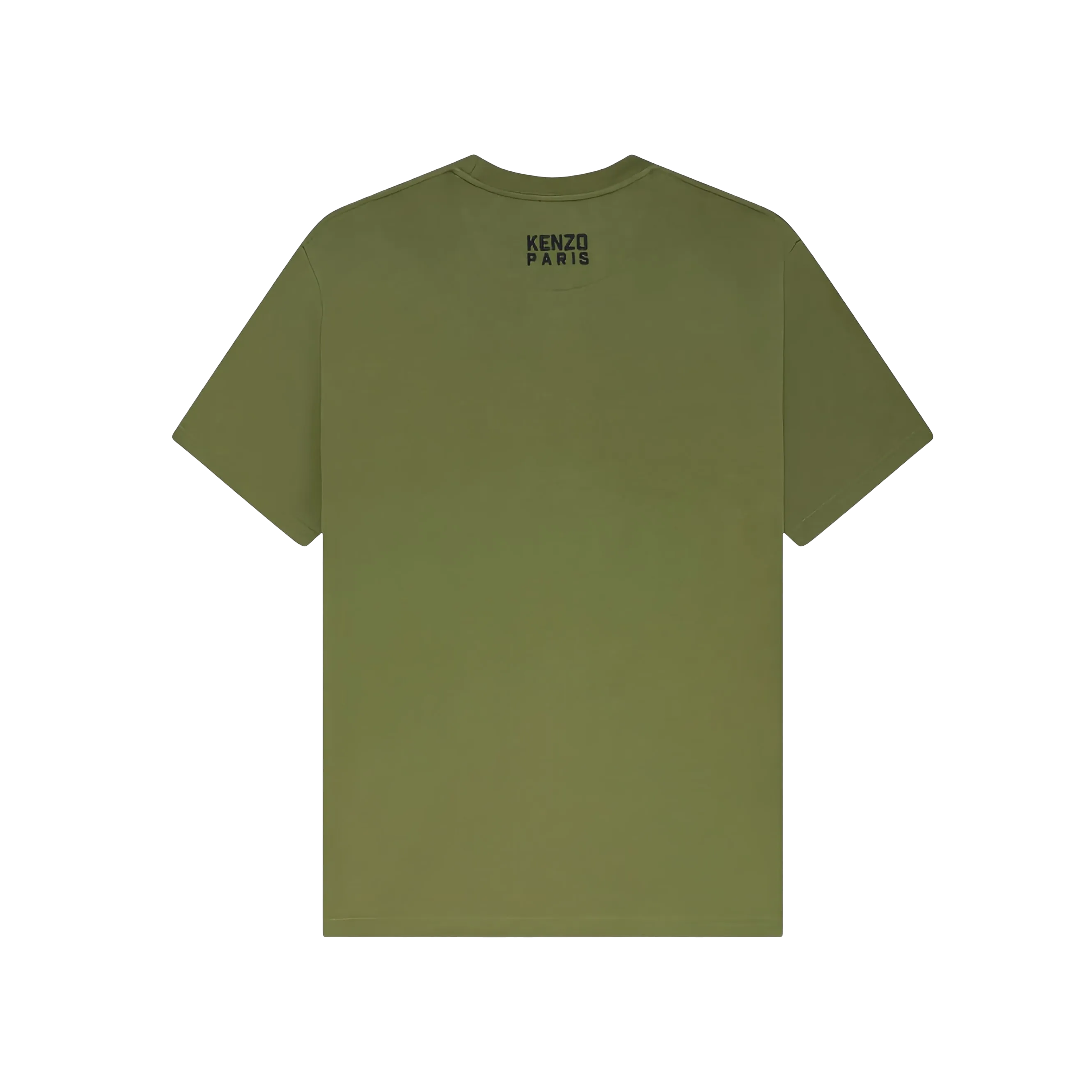 Camiseta Verde KENZO Happy Tiger Embroidered