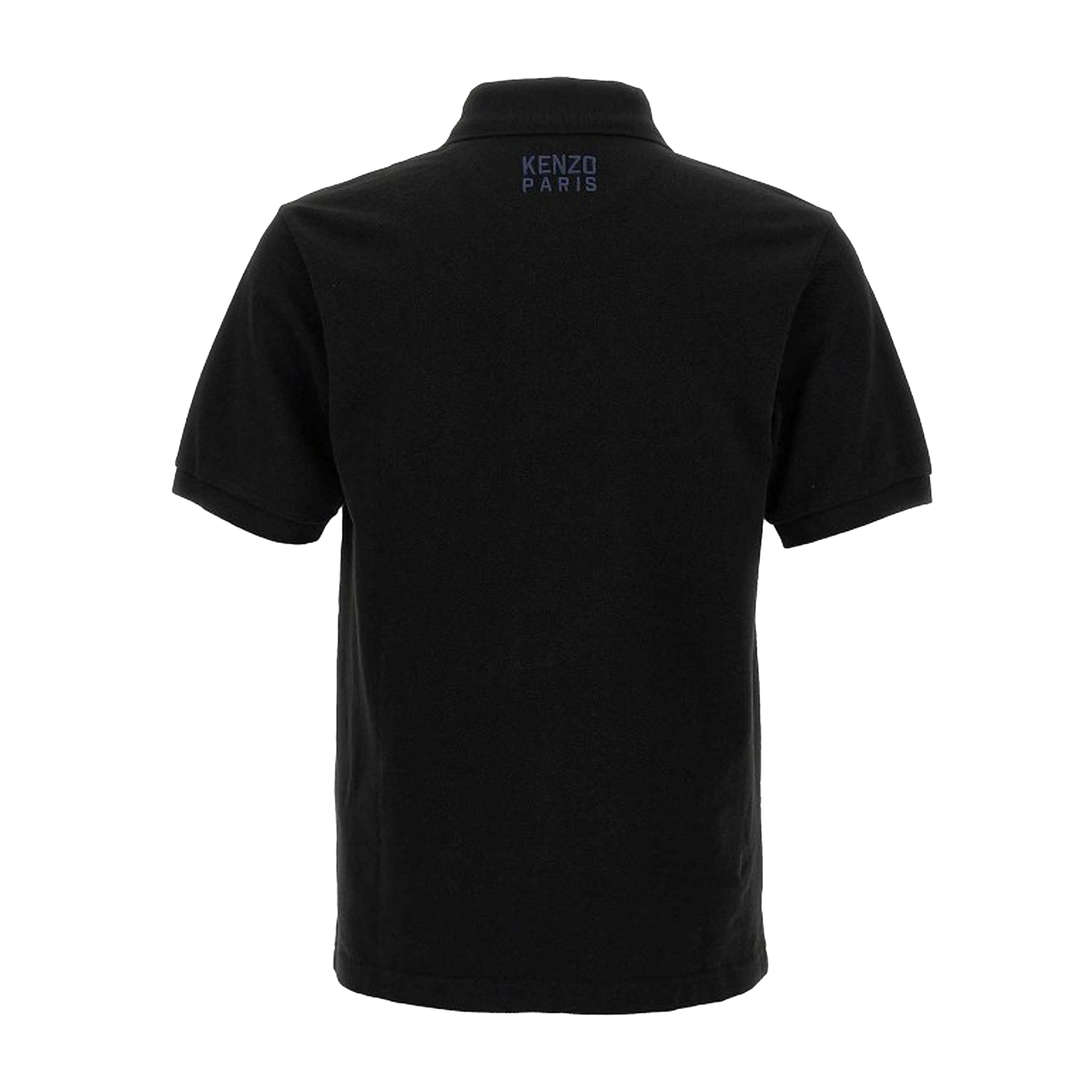 Camiseta Tipo Polo Negra KENZO Happy Tiger Embroidered