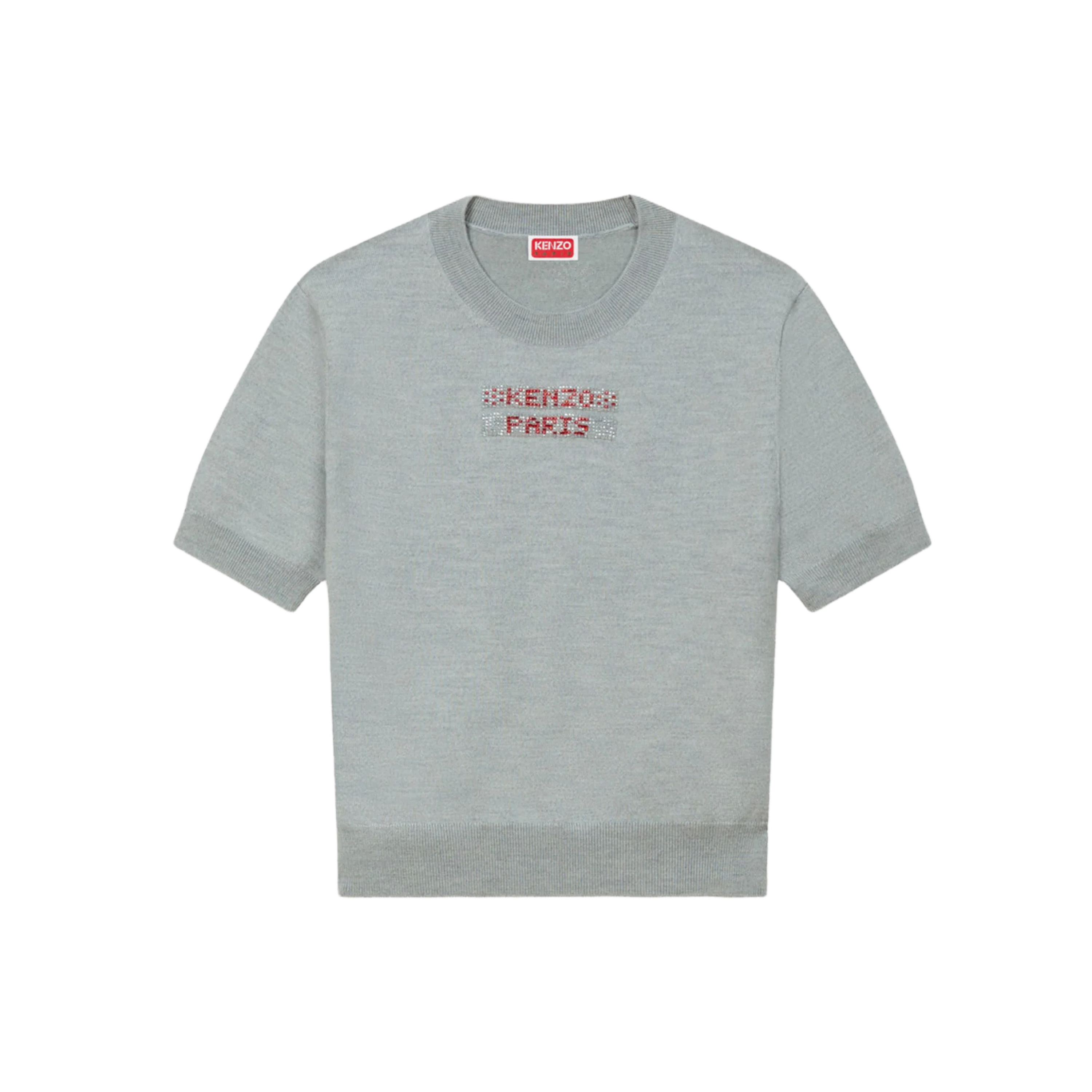 Top Gris KENZO Beaded Timps