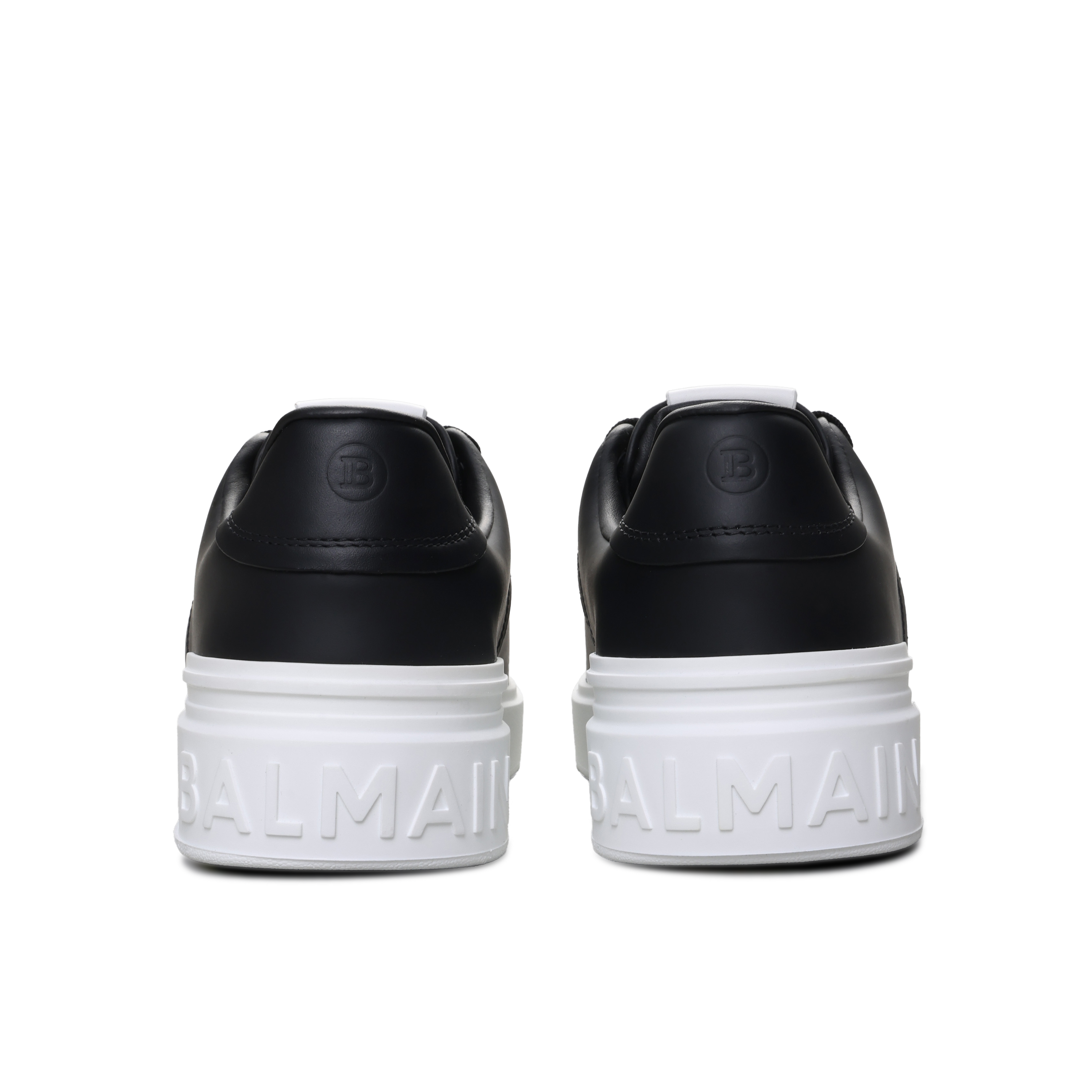 Sneakers Negros Balmain B-Court Calfskin & Signature