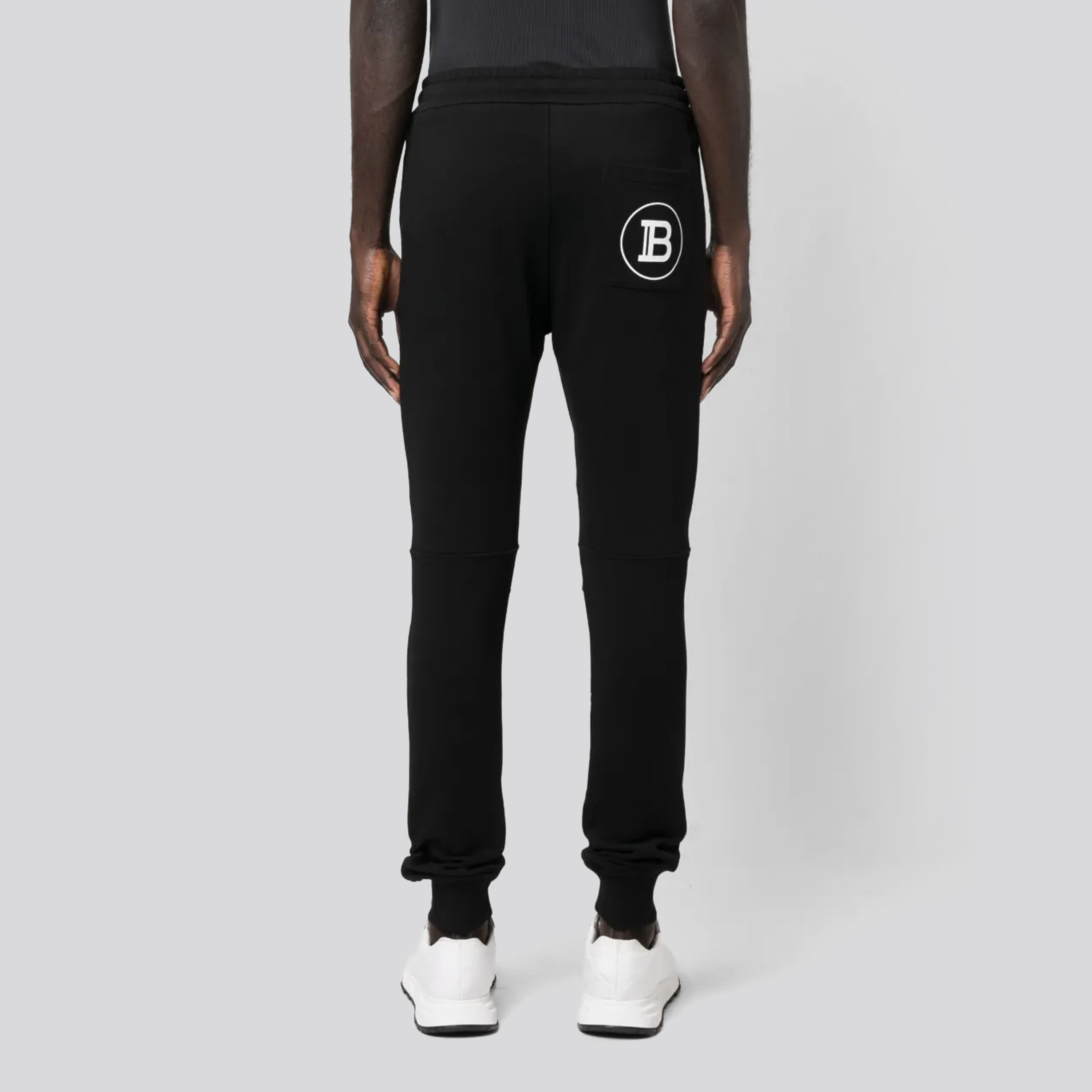 Sudadera Negra Balmain B Logo