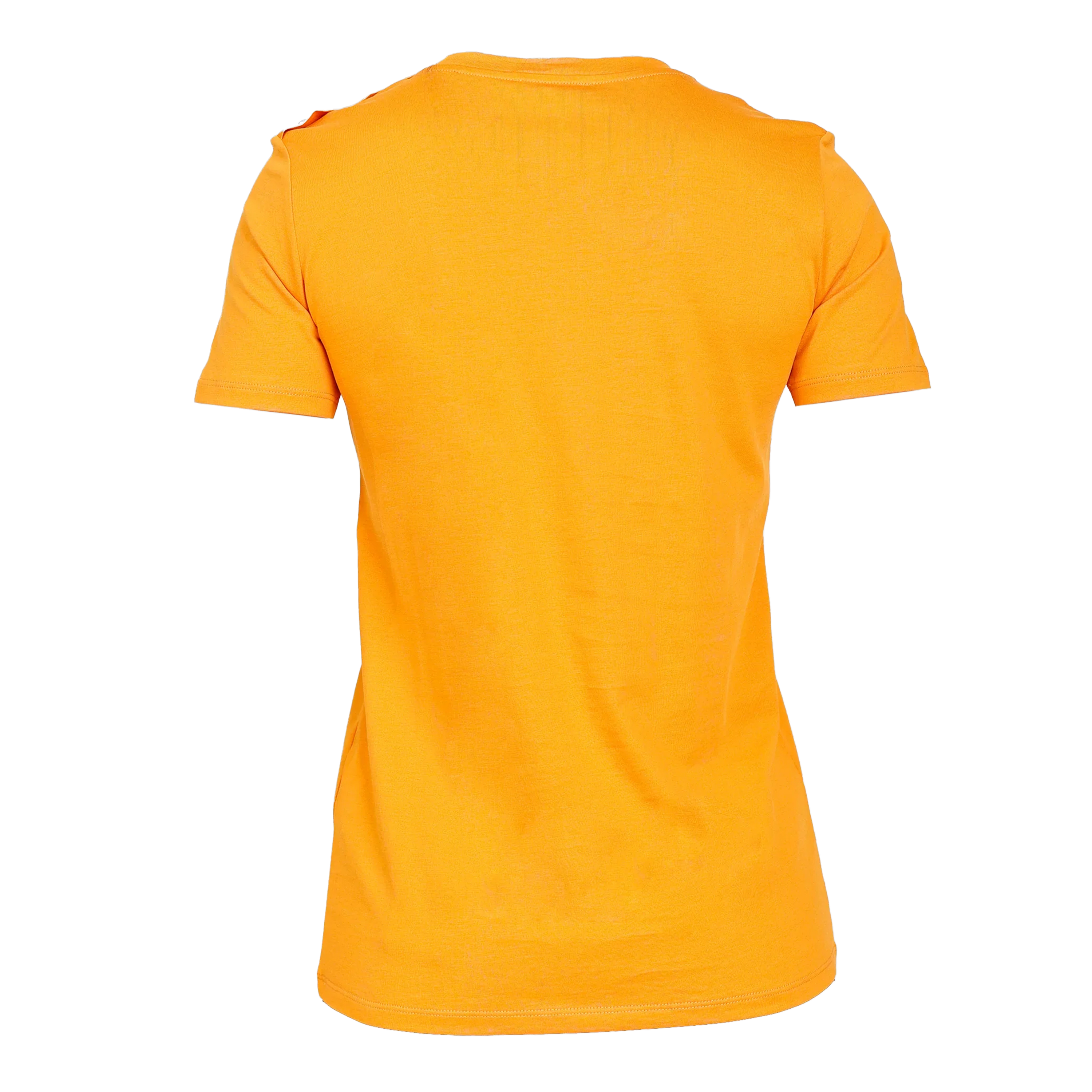 Camiseta Naranja Balmain Logo 3 Btn
