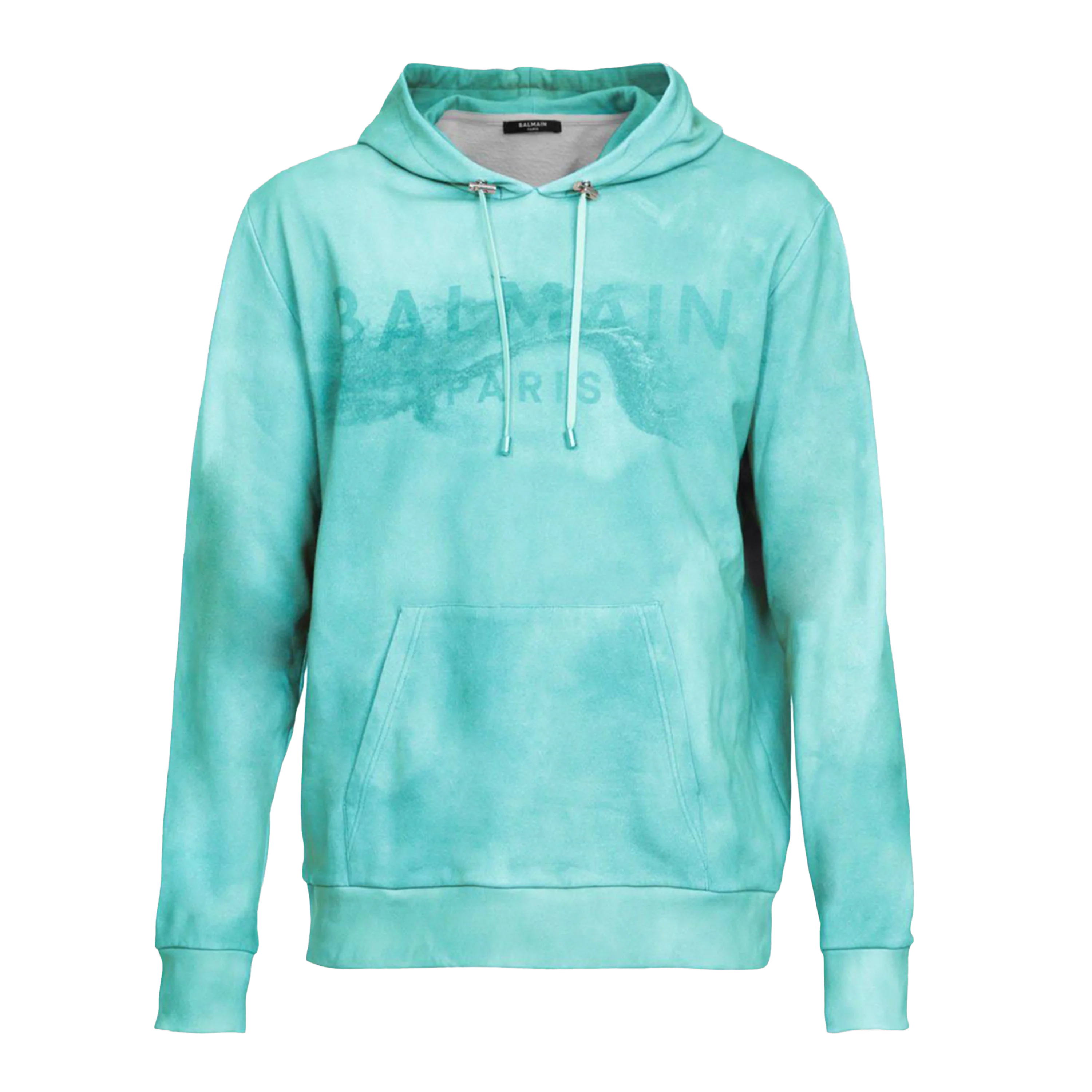 Buzo Tipo Hoodie Verde Balmain Desert