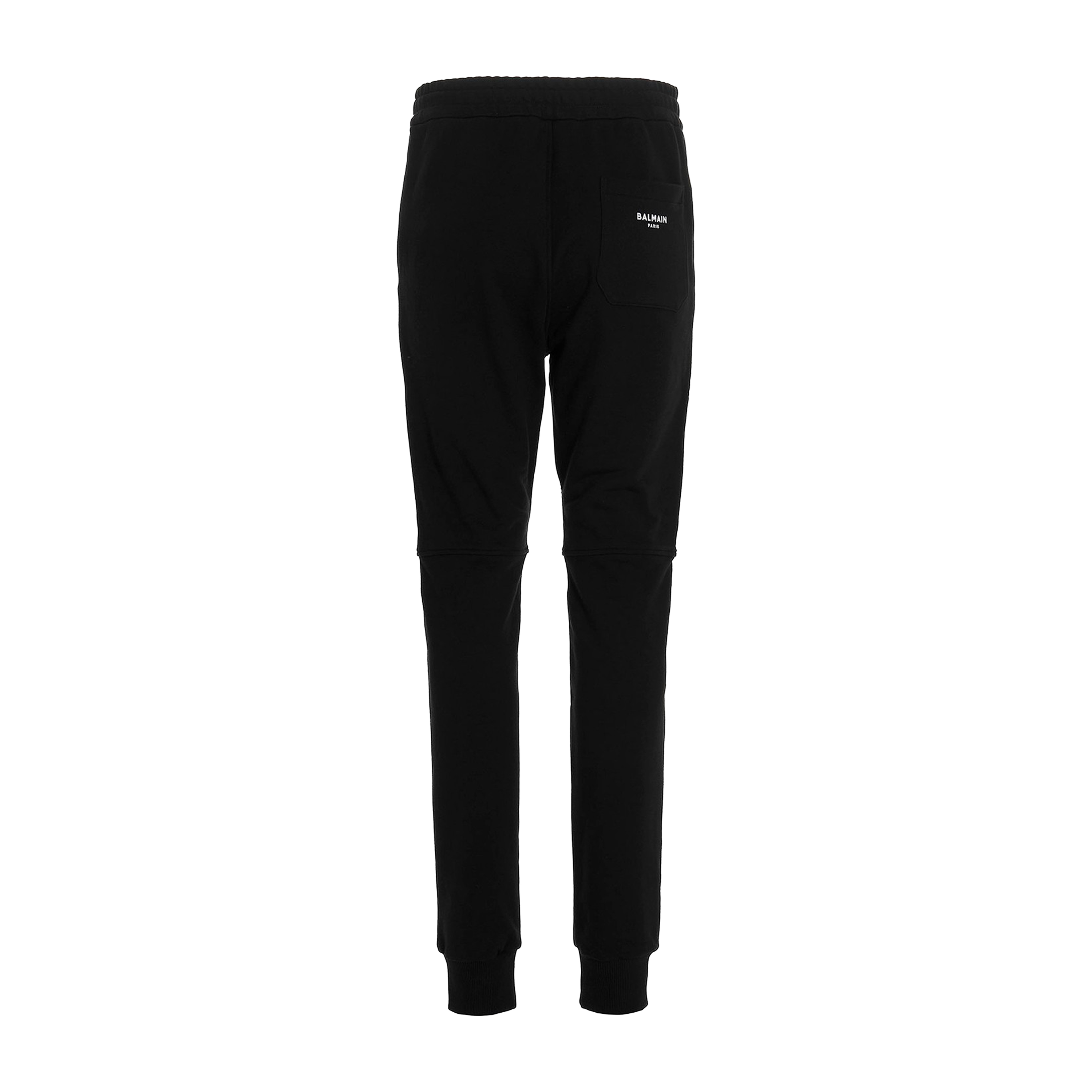 Sudadera Negra Balmain Logo Pocket