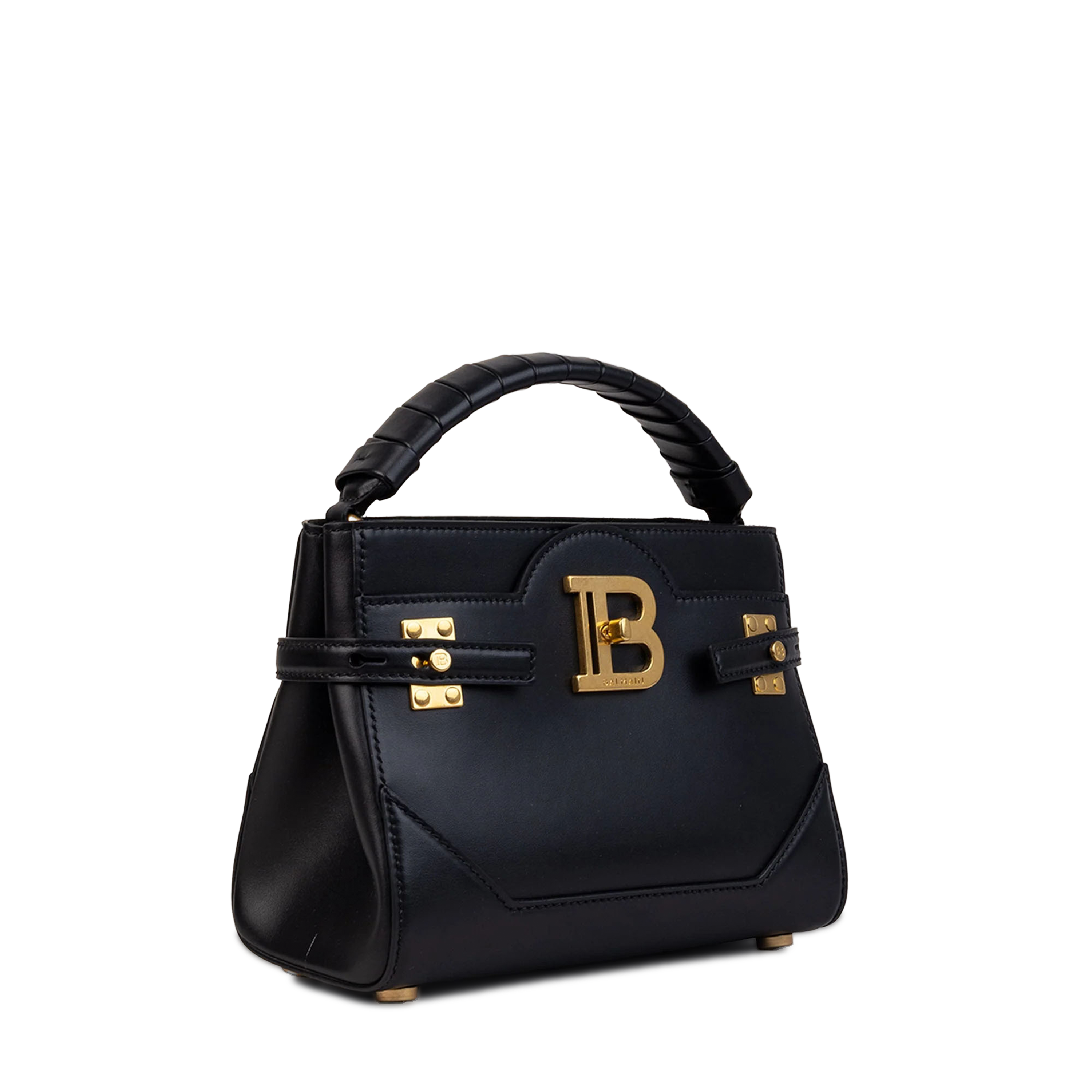 Cartera Negra Balmain Bbuzz Leather