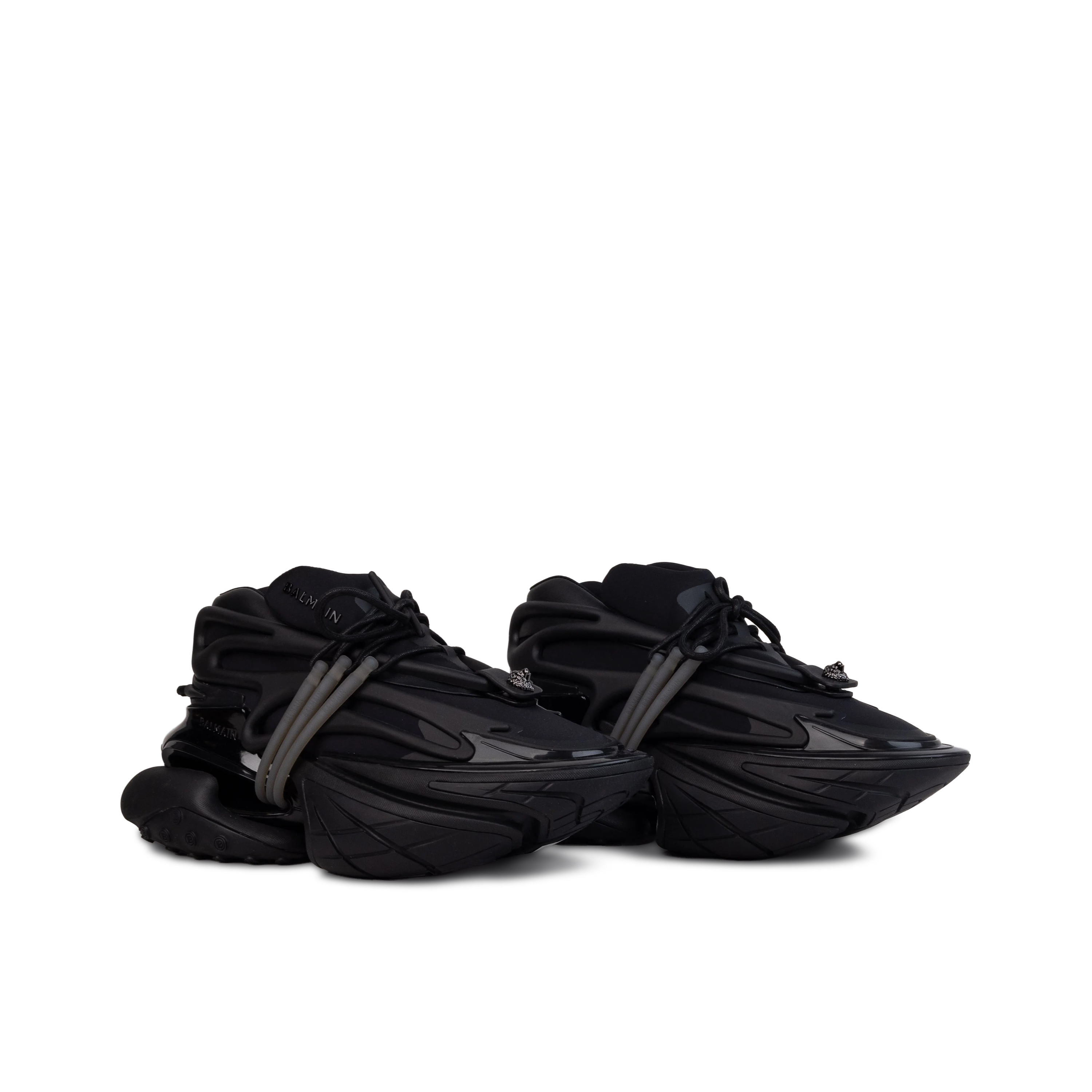 Sneakers Negro Balmain Black Unicorn-Neoprene