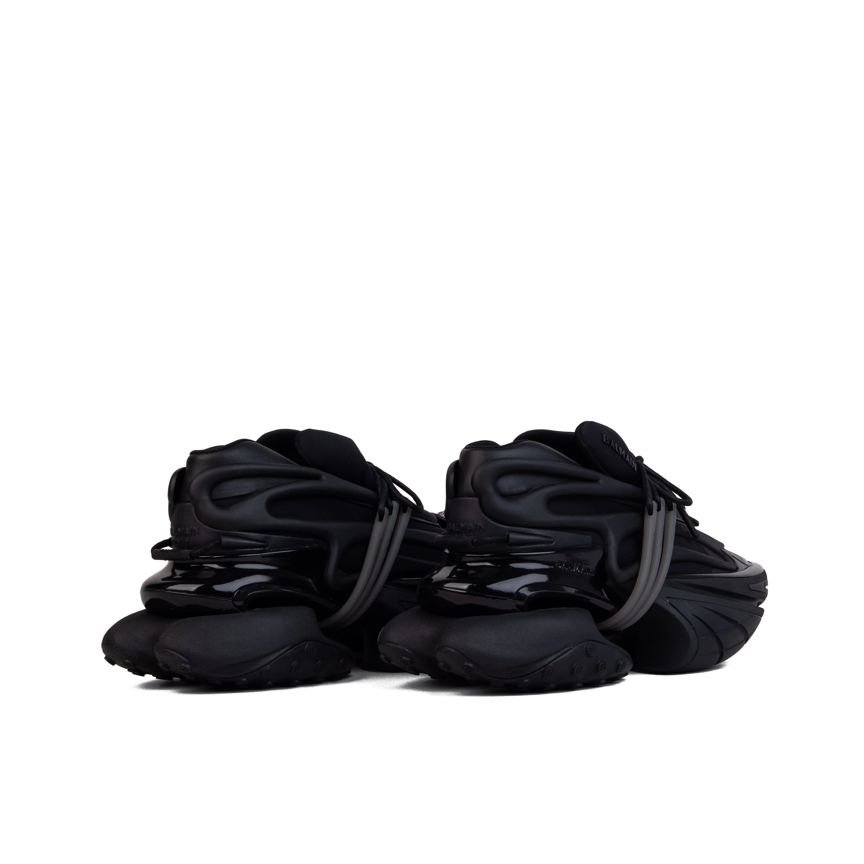 Sneakers Negro Balmain Black Unicorn-Neoprene