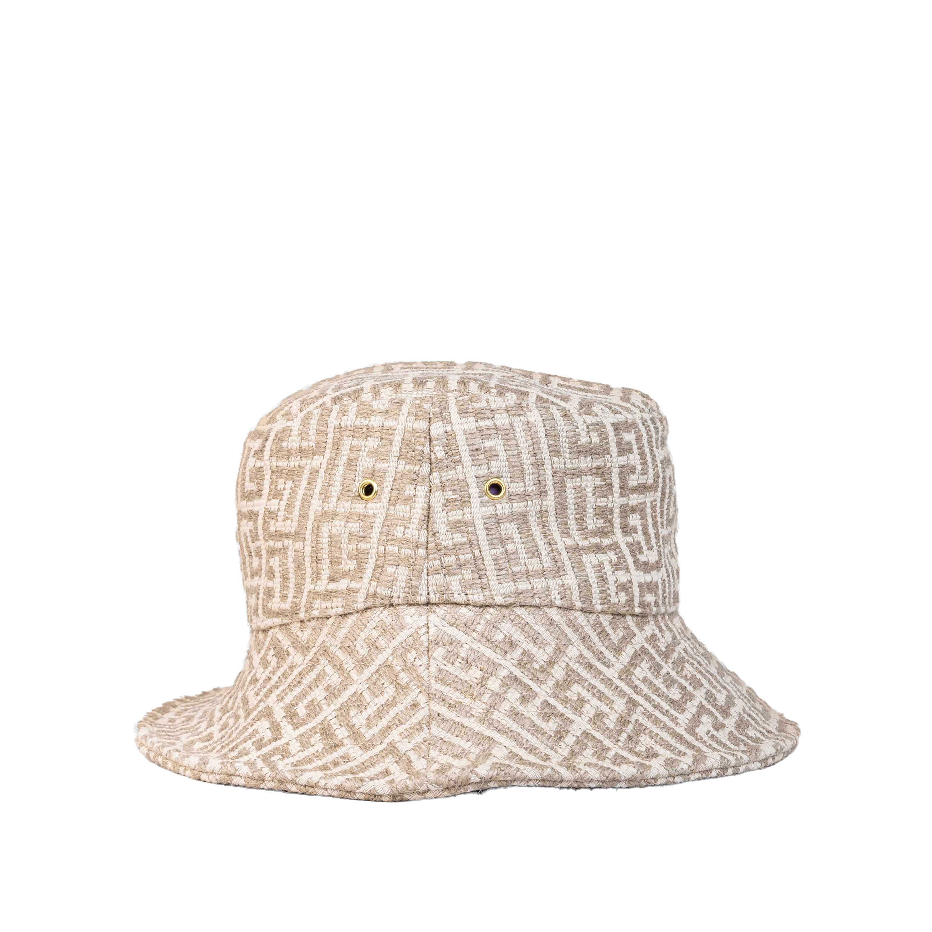 Gorro Beige Balmain PB Monogram