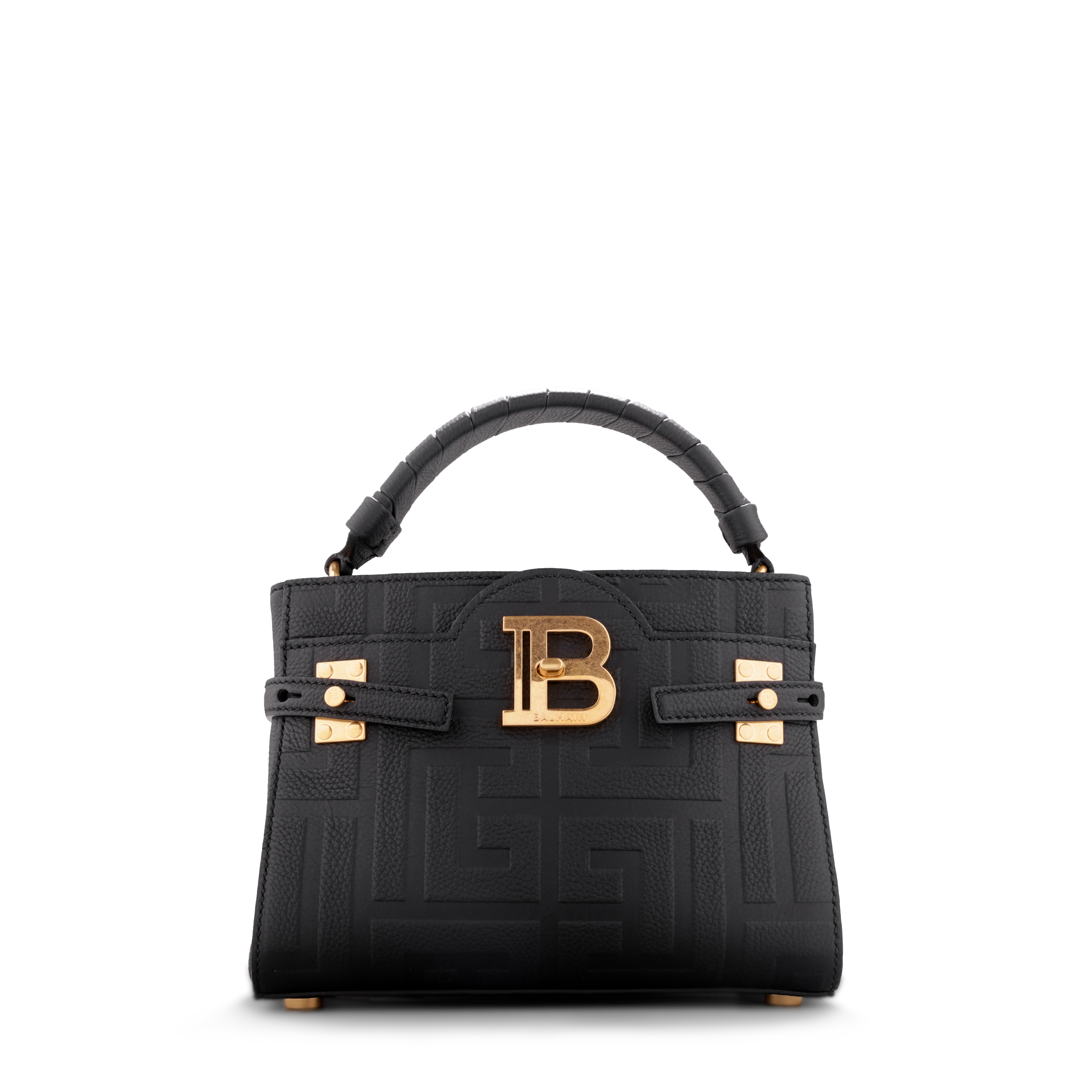 Cartera Negra Balmain Bbuz Handle 22