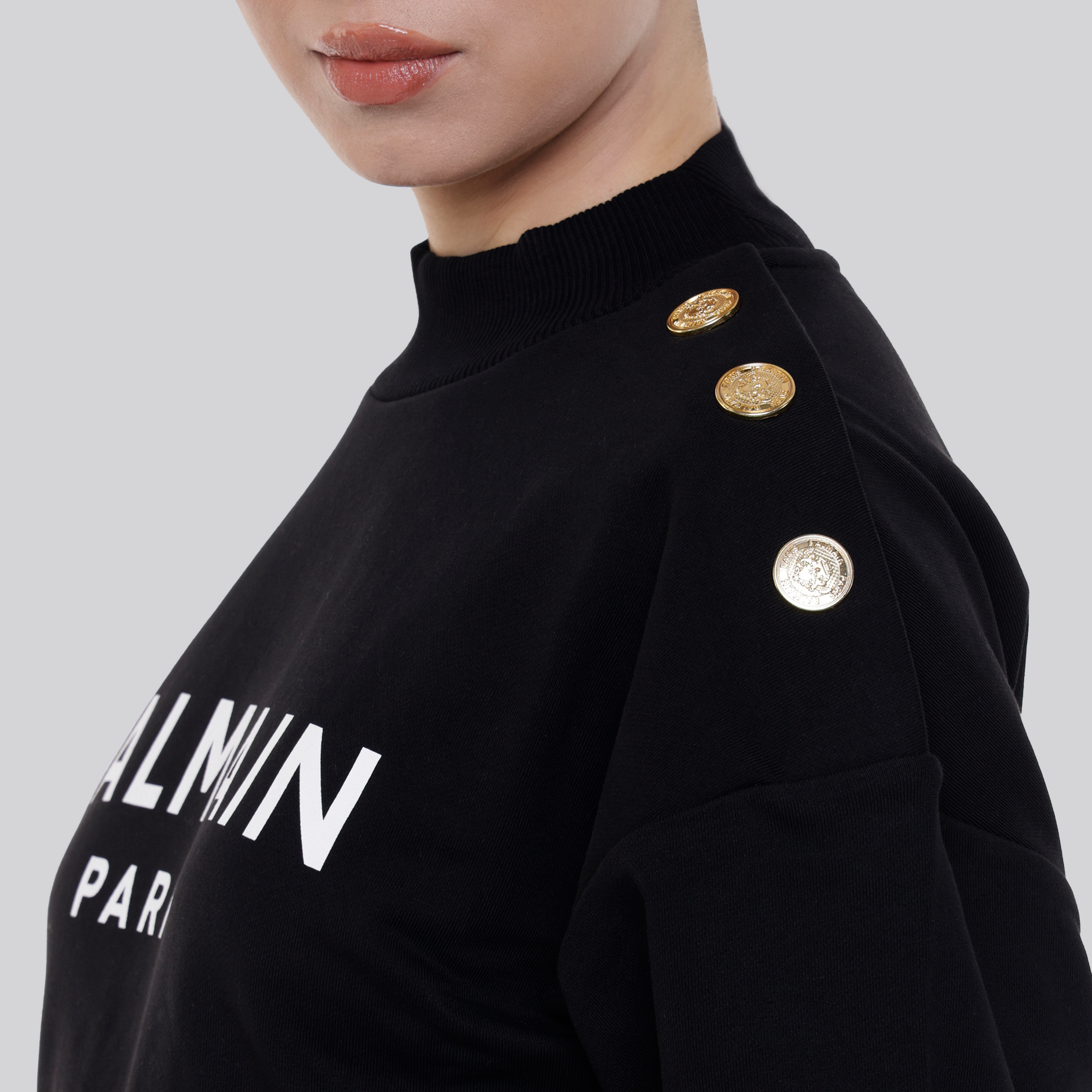 Buzo Negro Balmain Paris 3 BTN