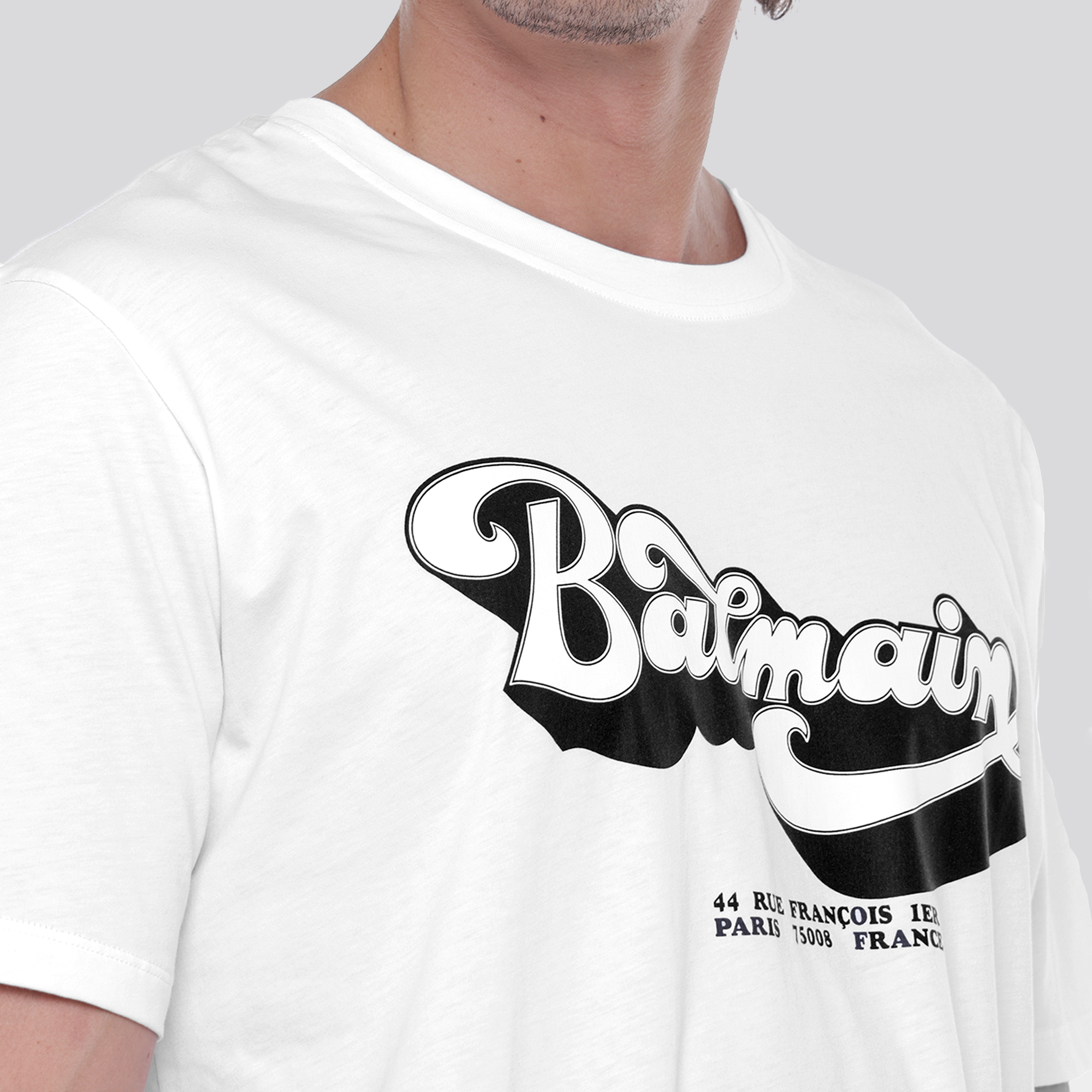 Camiseta Negra Balmain 70S