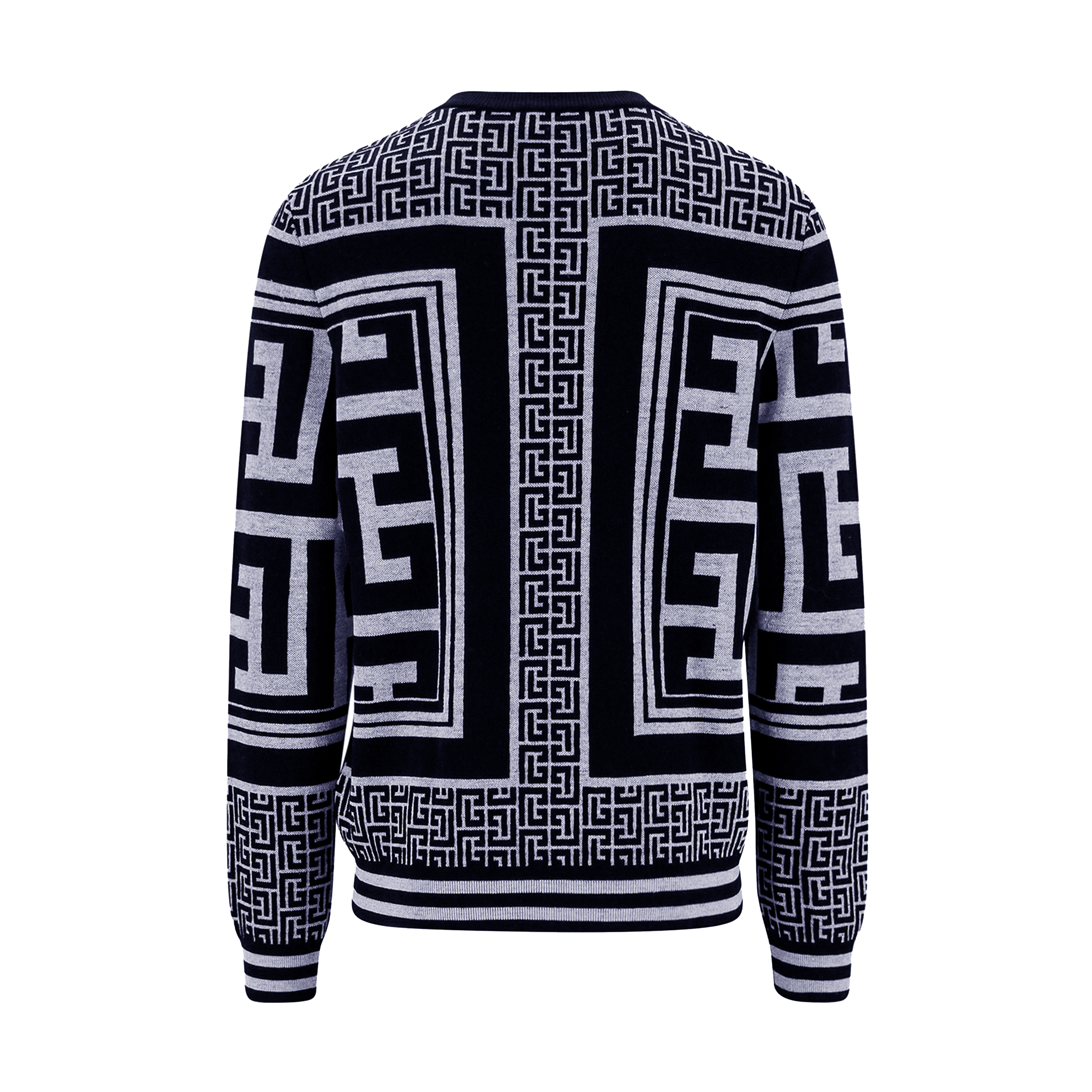Buzo Negro Balmain Maxi Monigram