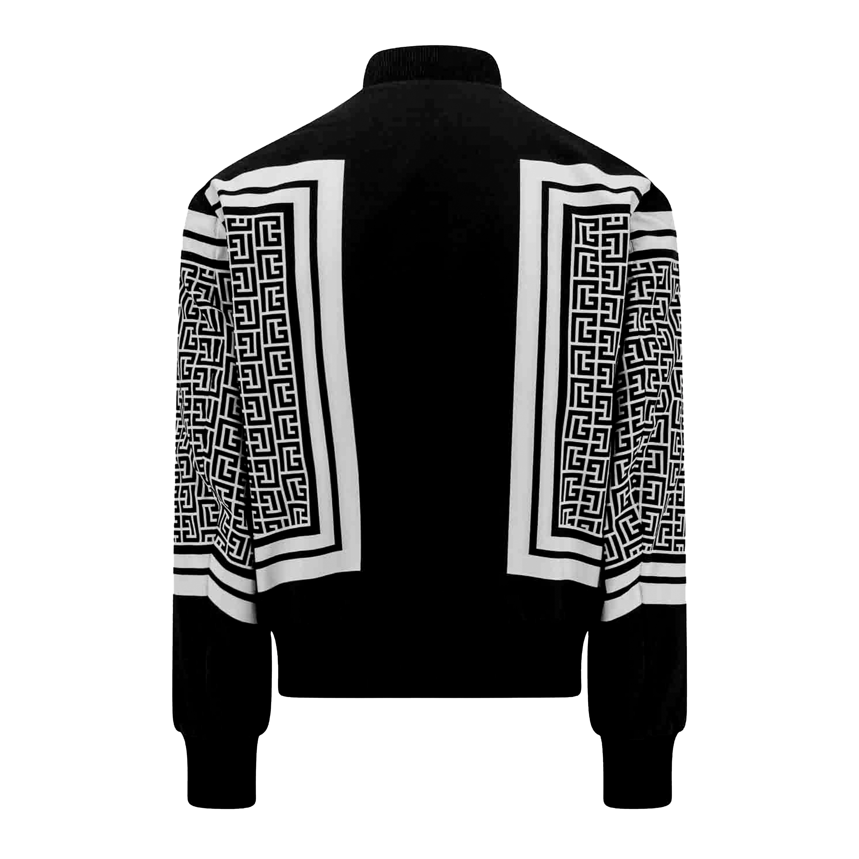 Chaqueta Negra Balmain Reversible Bomber