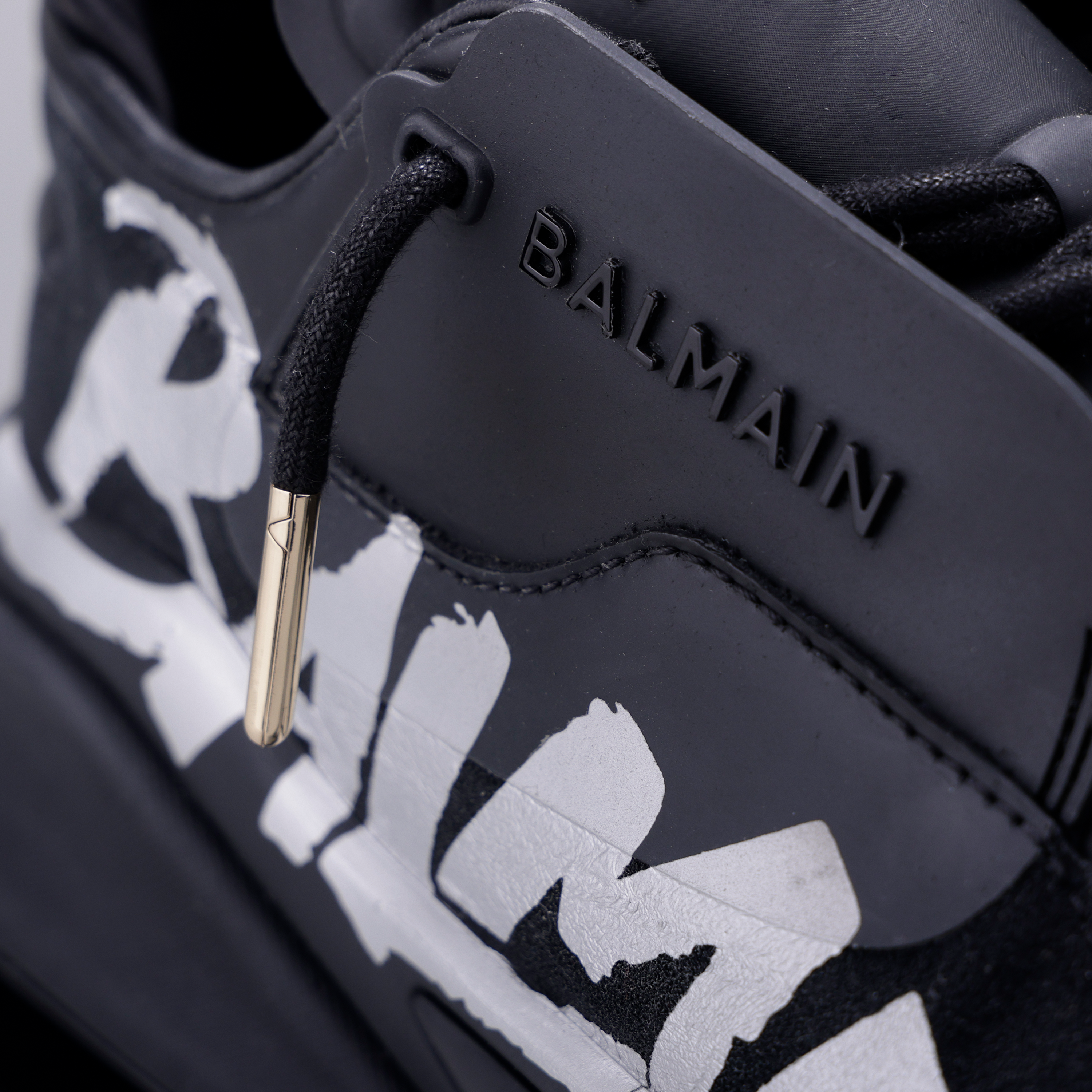 Sneakers Negros Balmain B-Bold Sign