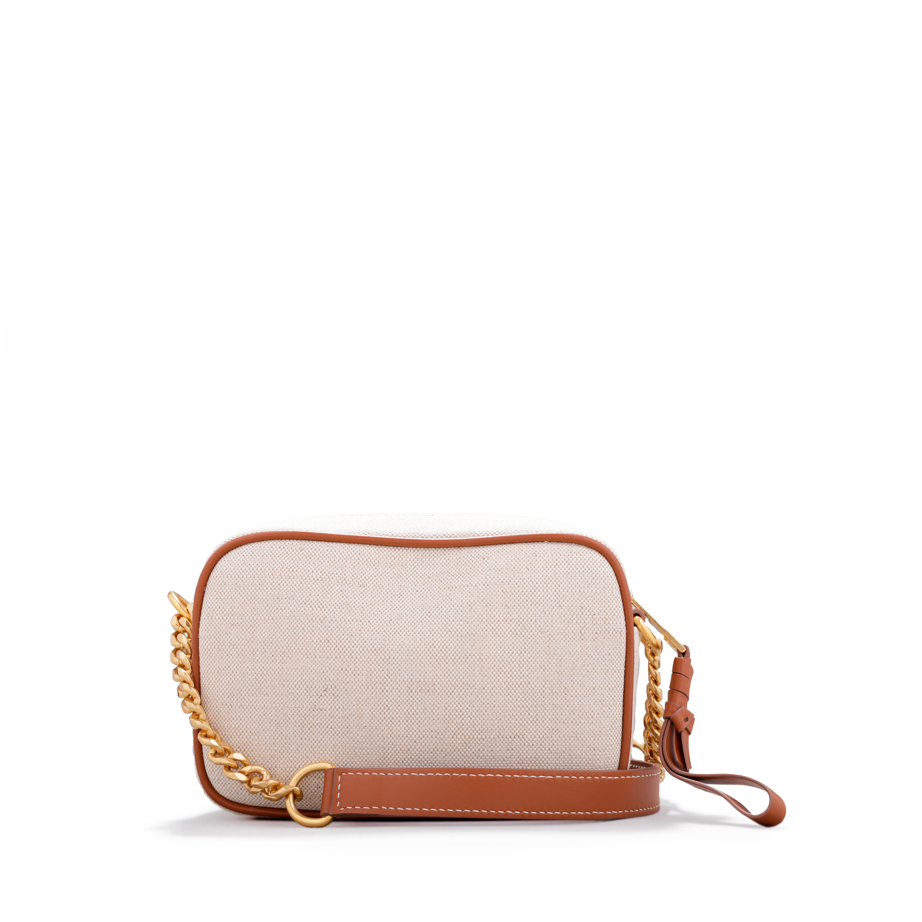 Cartera Beige Balmain B-Army Camera Case