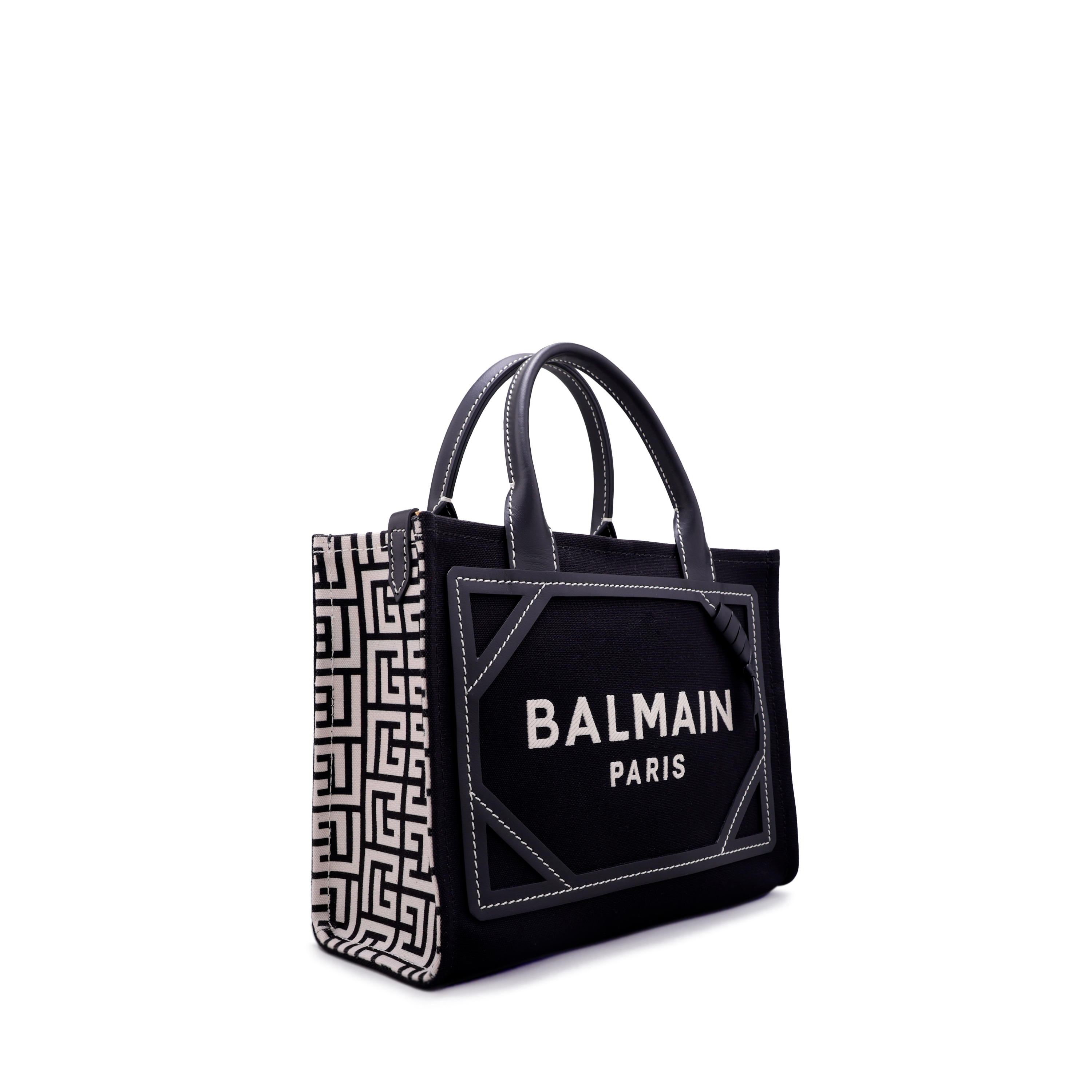 Cartera Negra Balmain Army Shopper Small
