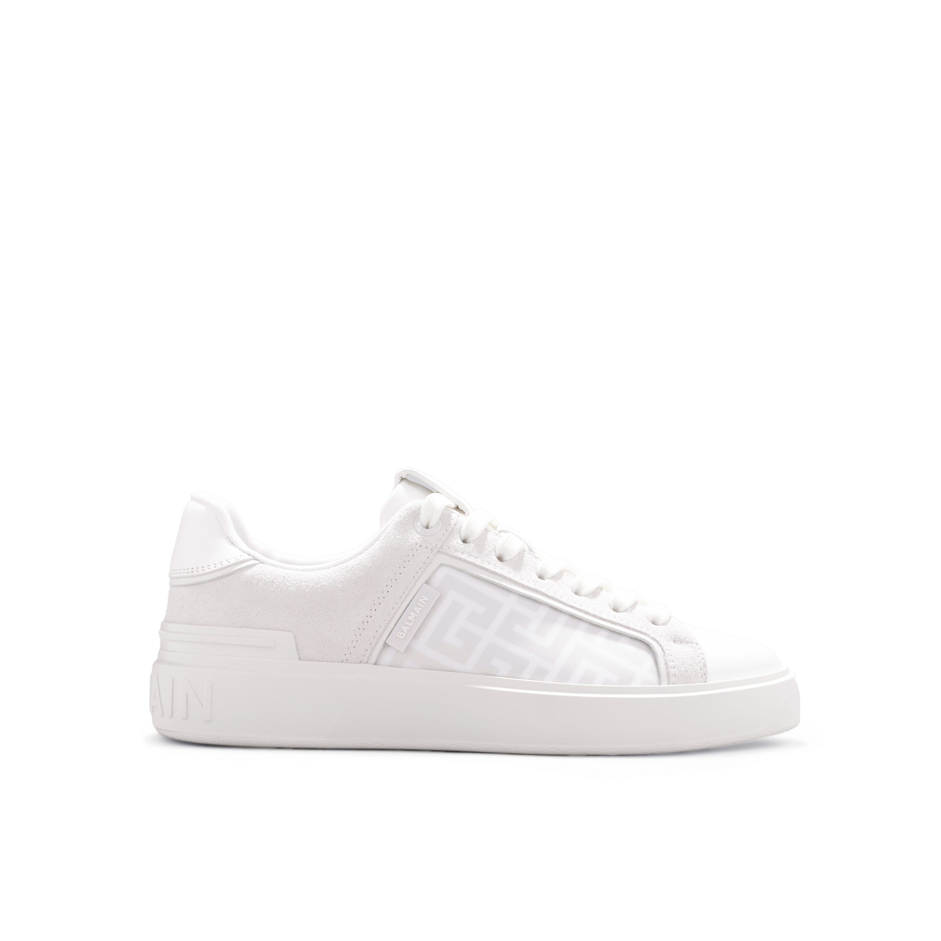 Sneakers Blancos Balmain B-Court Monogram