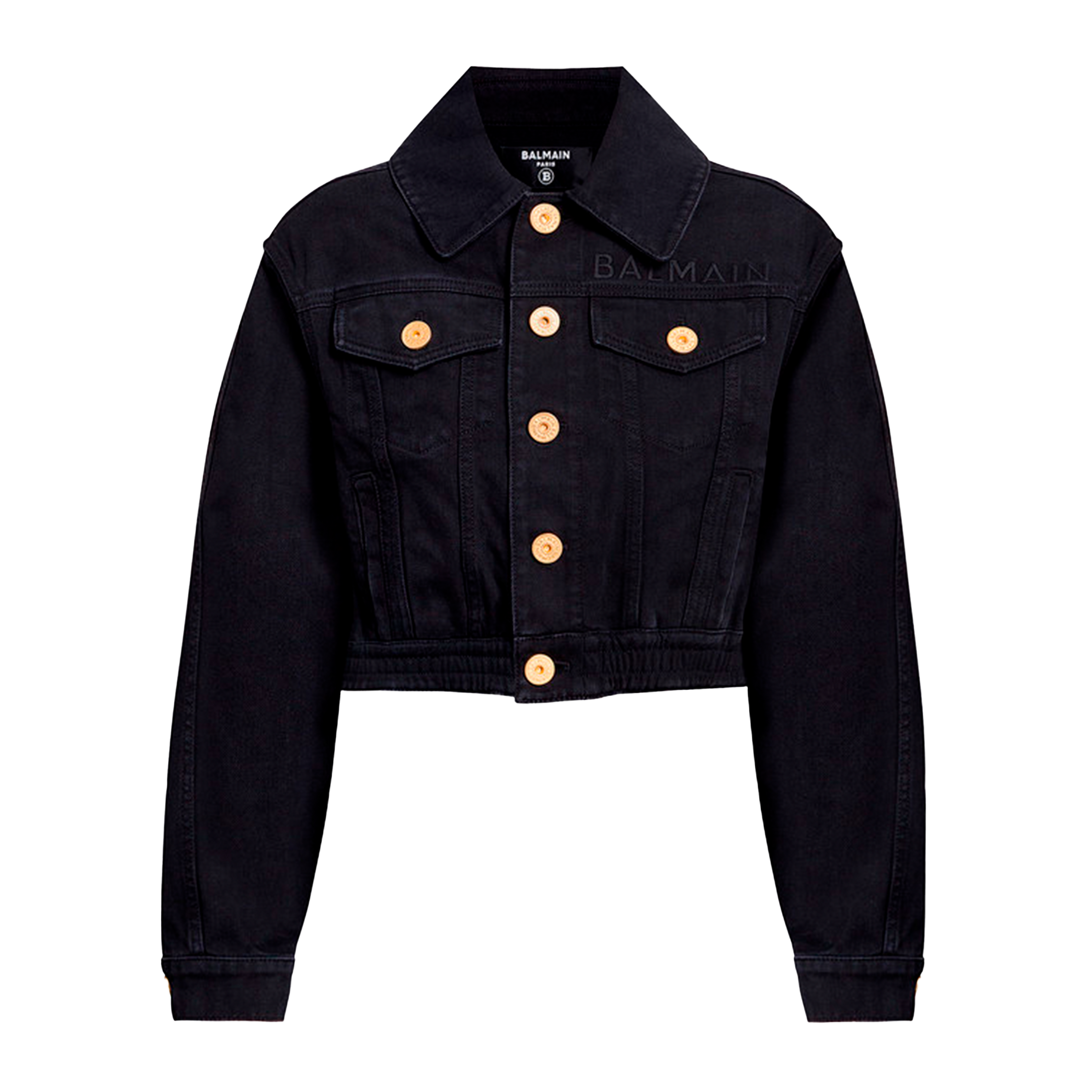 Chaqueta Negra Balmain Balmain Gols Bottoms