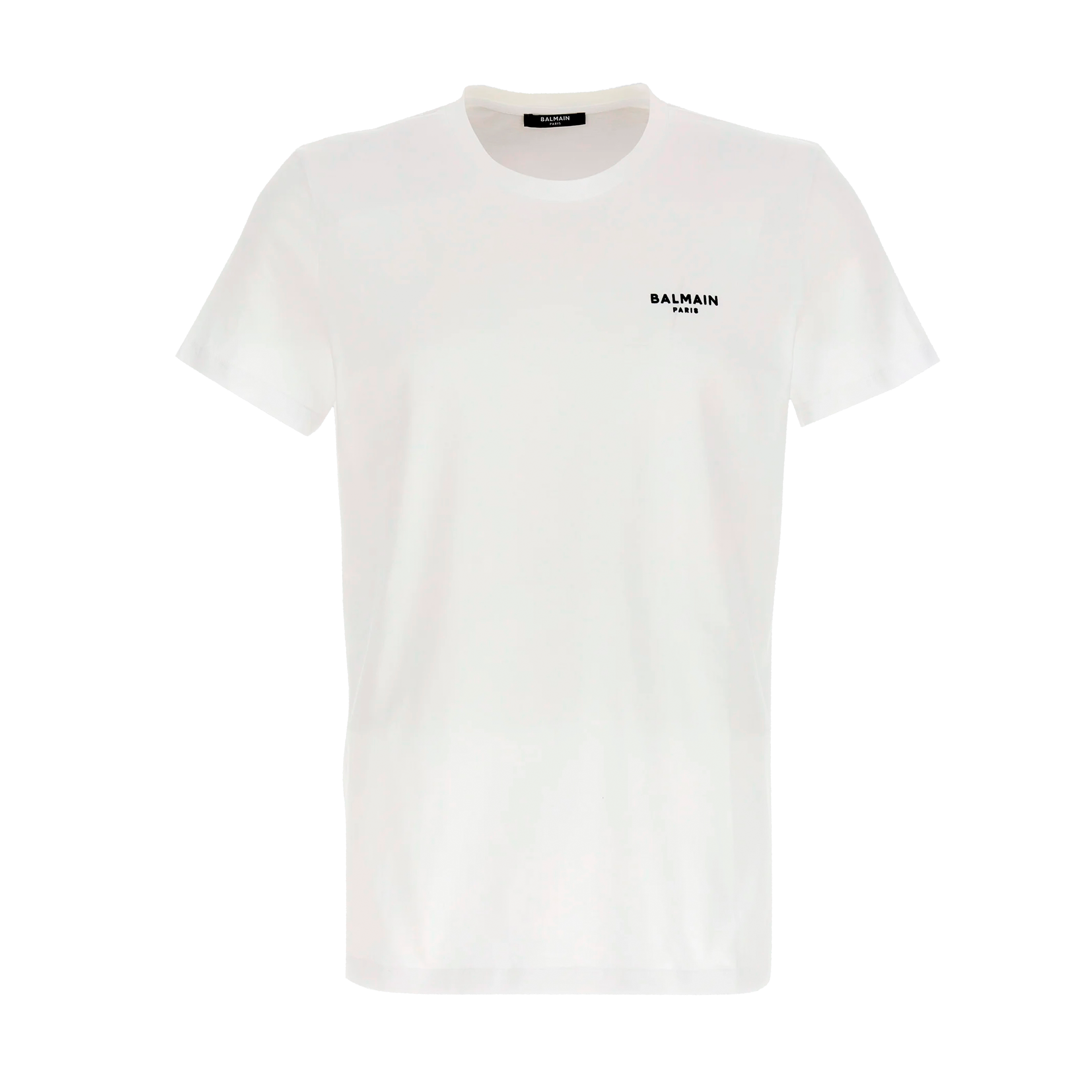 Camiseta Blanca Balmain Logo