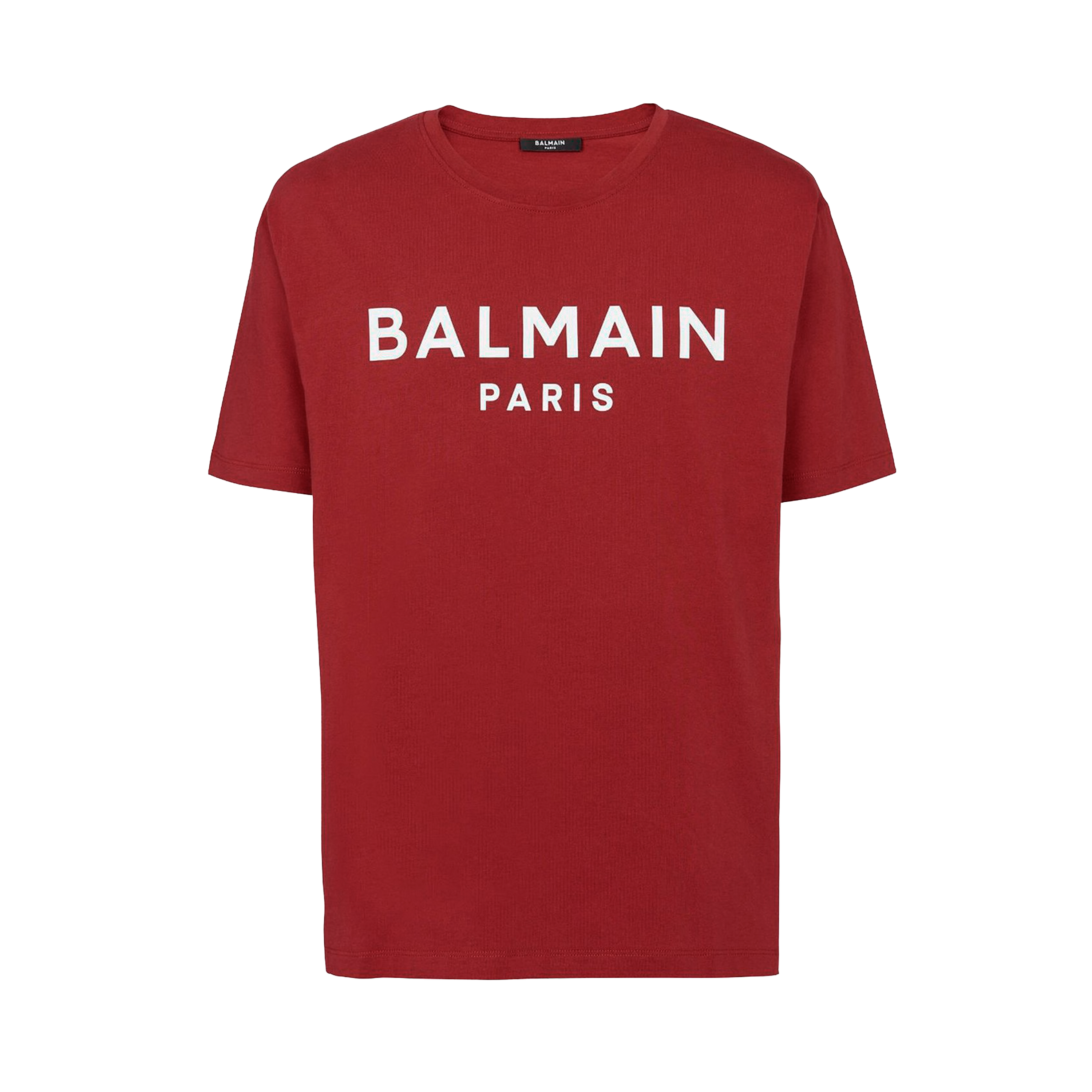 Camiseta Blanca Balmain Paris Logo