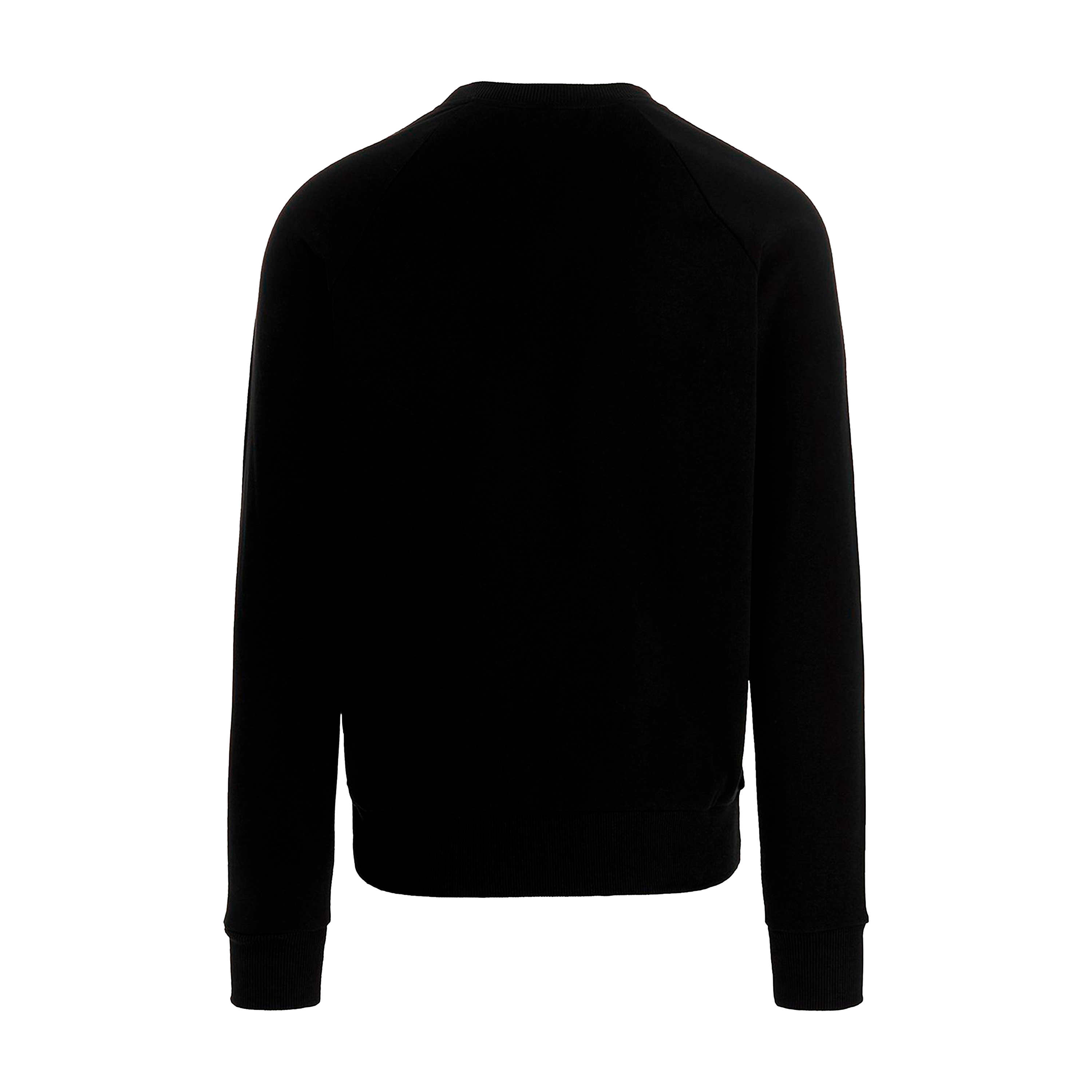 Buzo Negro Balmain Paris Chest Logo