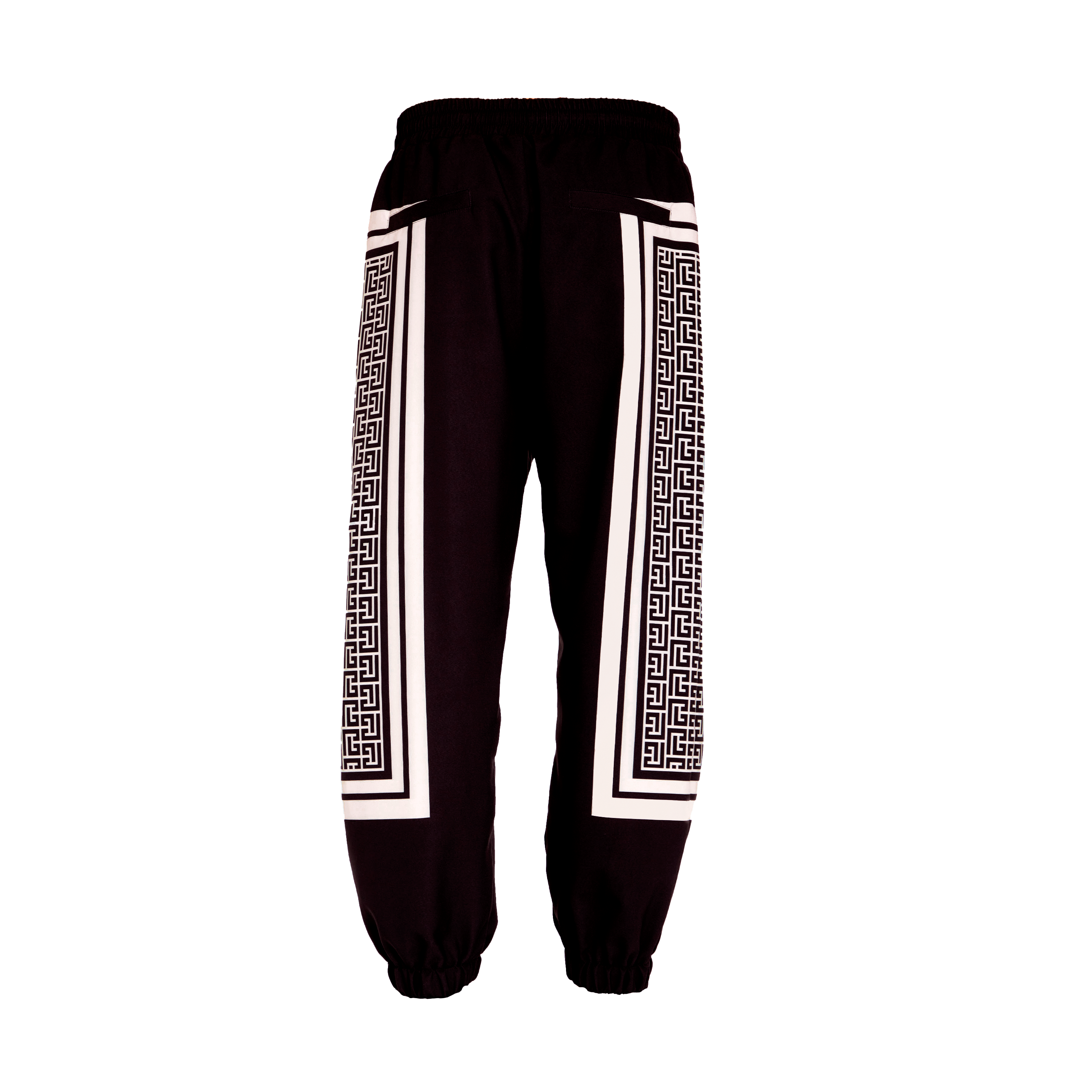 Jogger Negro Balmain Monogram Scarf