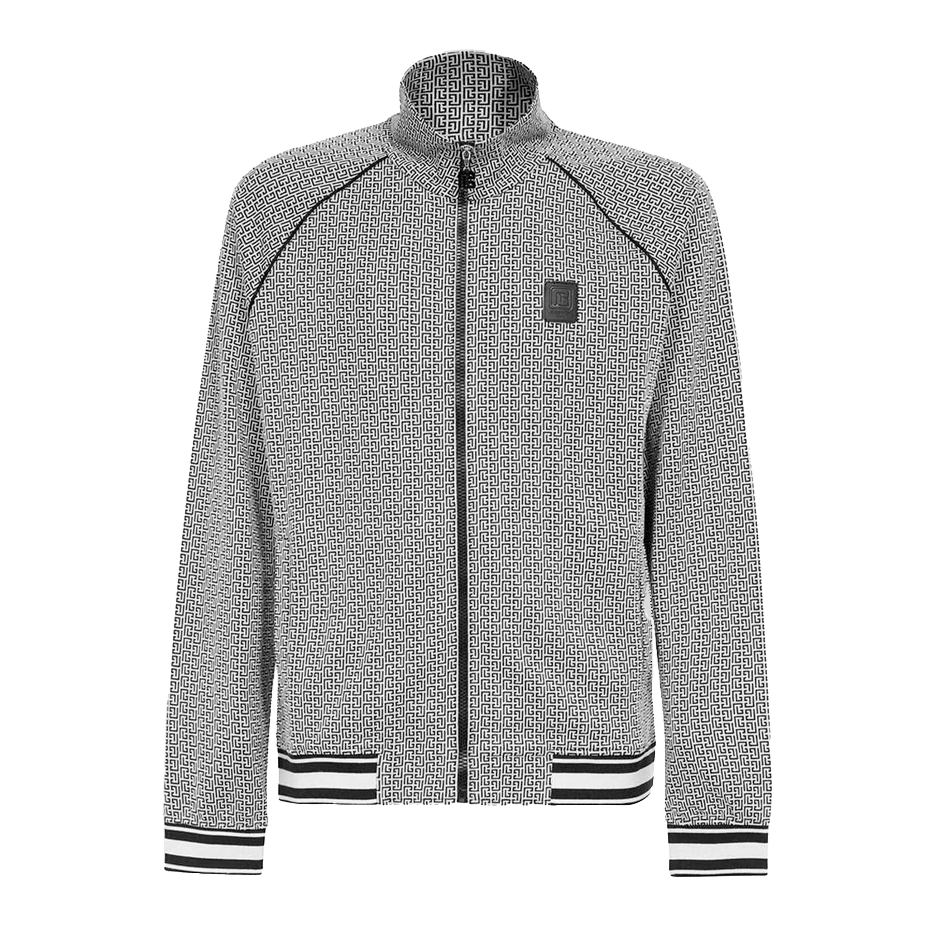 Chaqueta Negra Balmain Mini Monogram