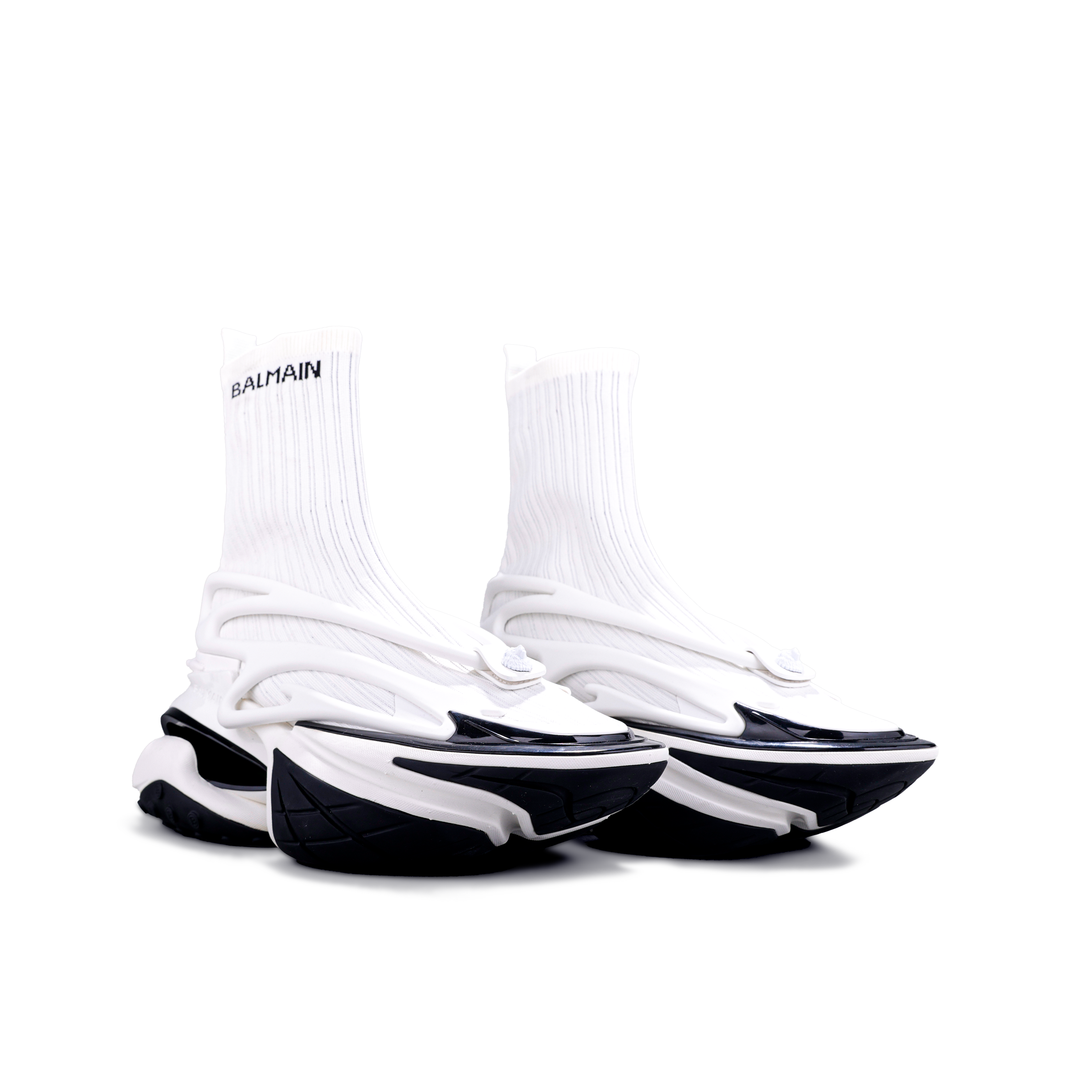 Sneakers Blancos High Top Balmain Unicorn