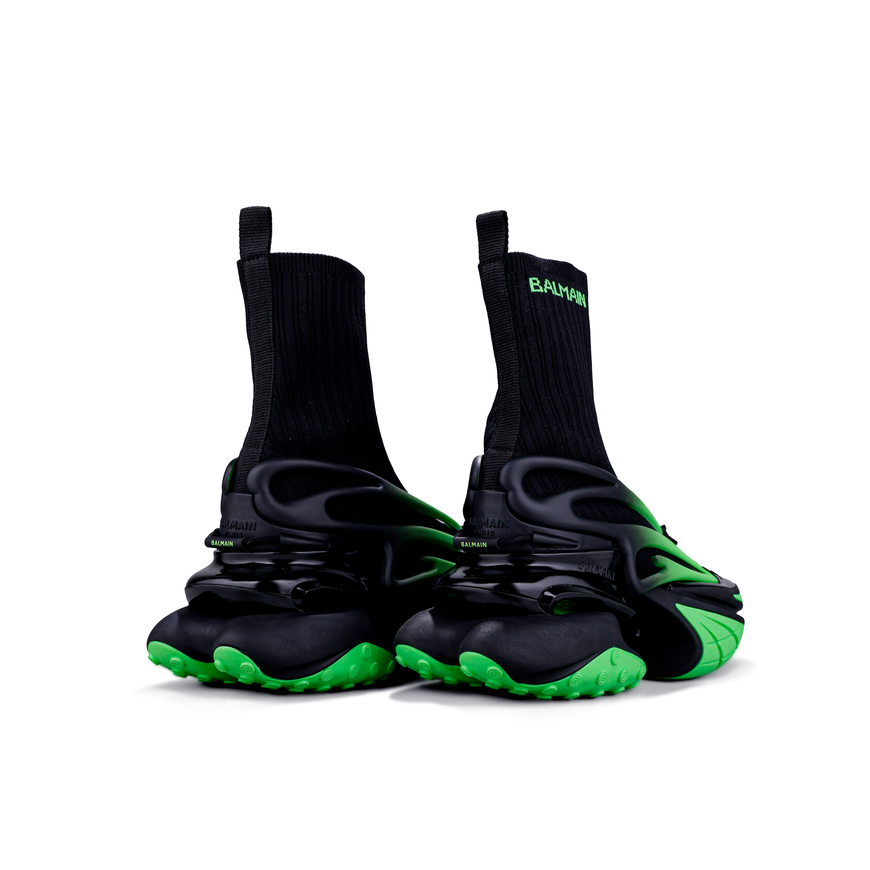 Sneakers Negros High Top Balmain Unicorn