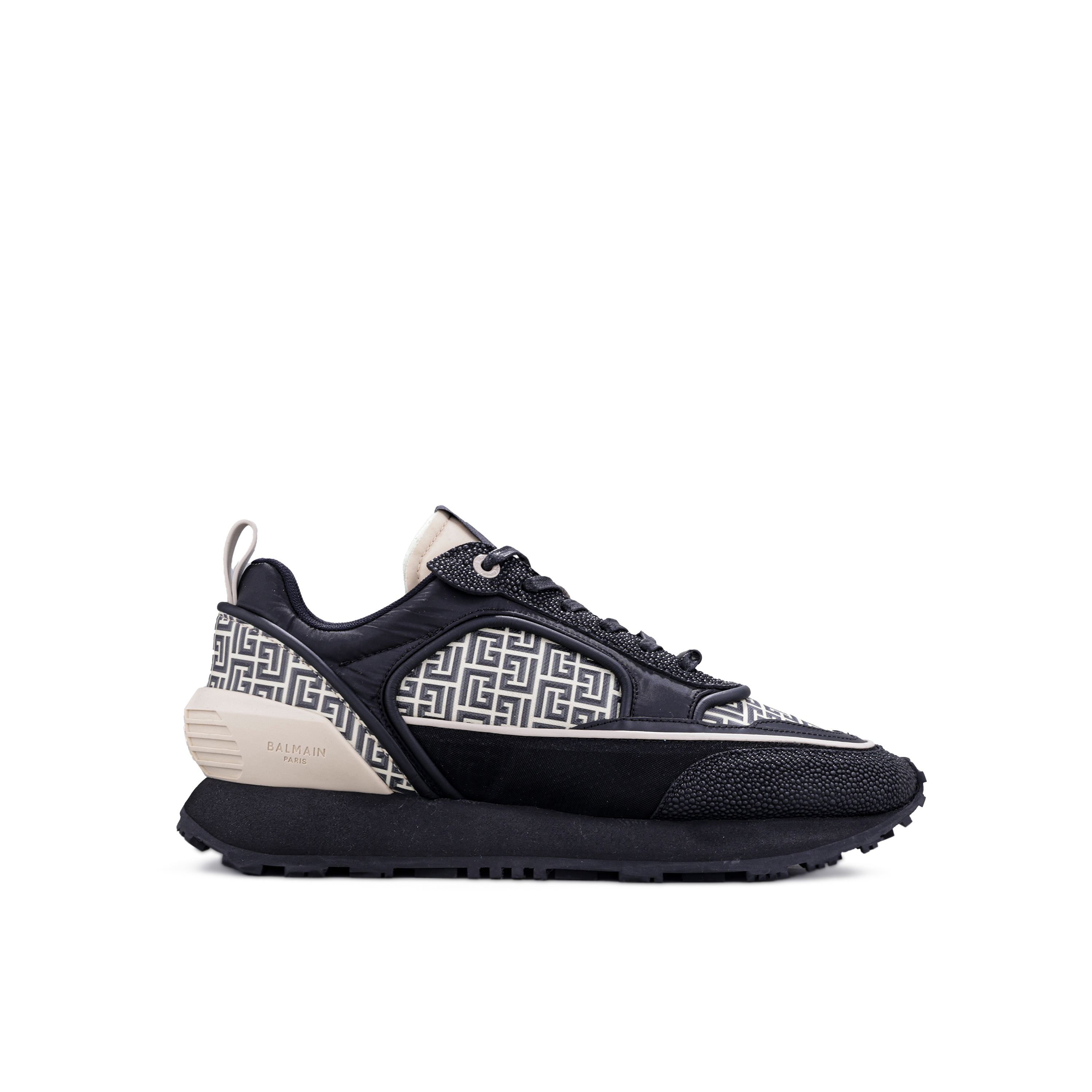 Sneakers Negros Dorado Balmain