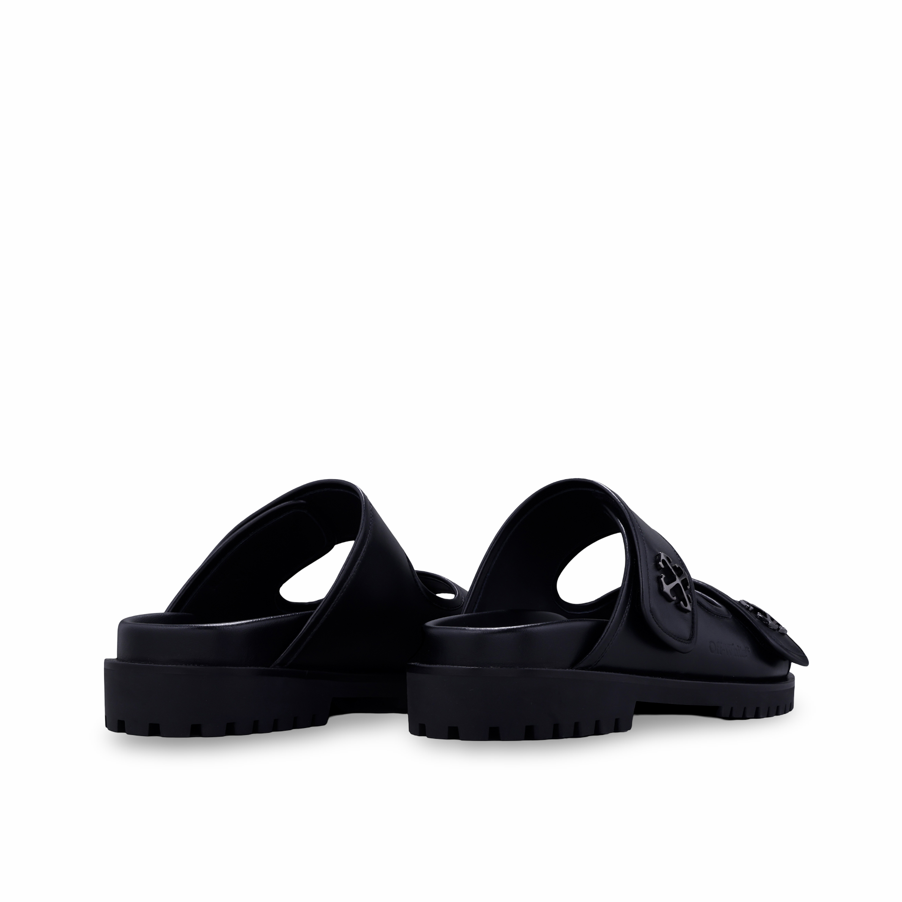 Sandalias Negras Off-White Metal Arrow