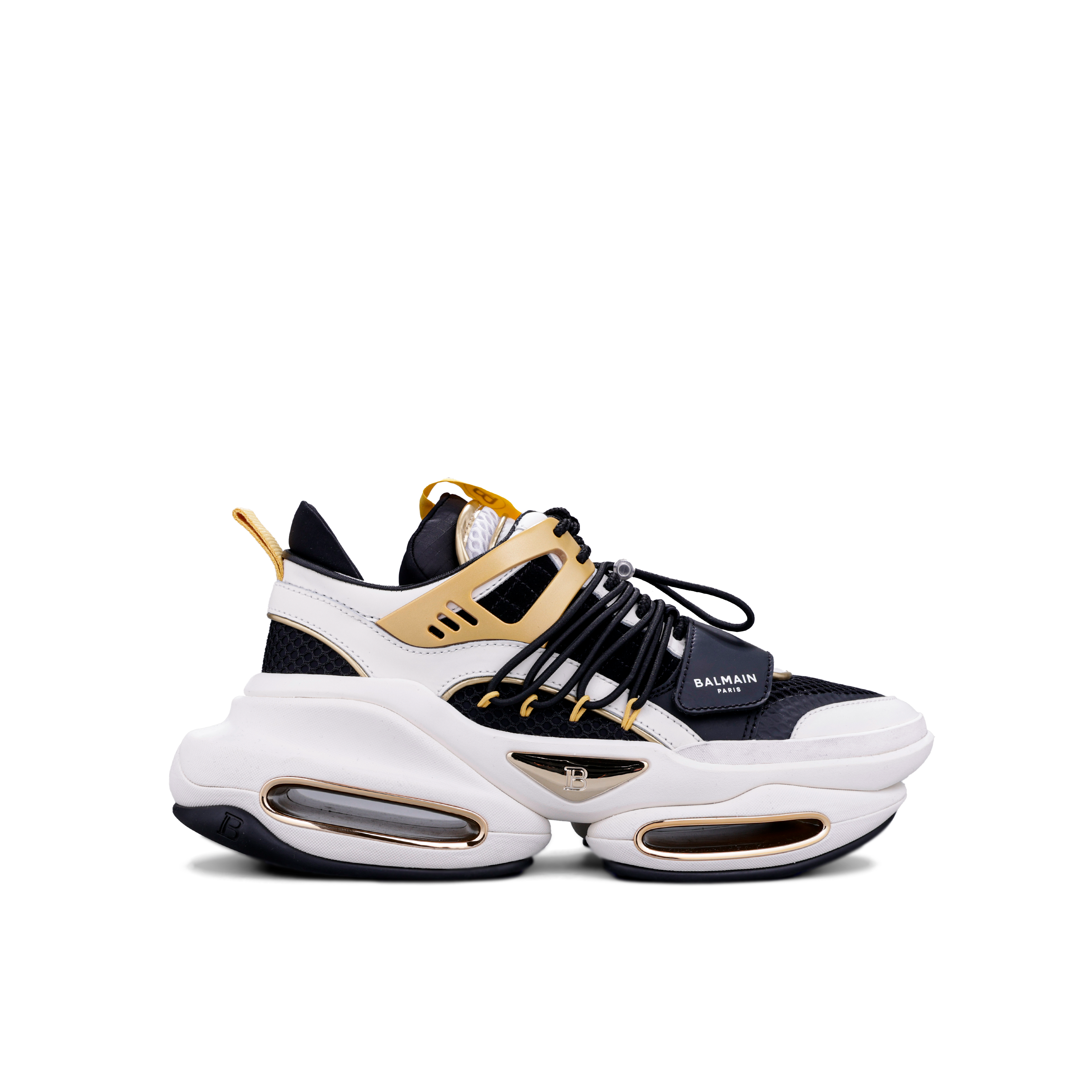 Sneakers Blancos Dorado Balmain B-Bold