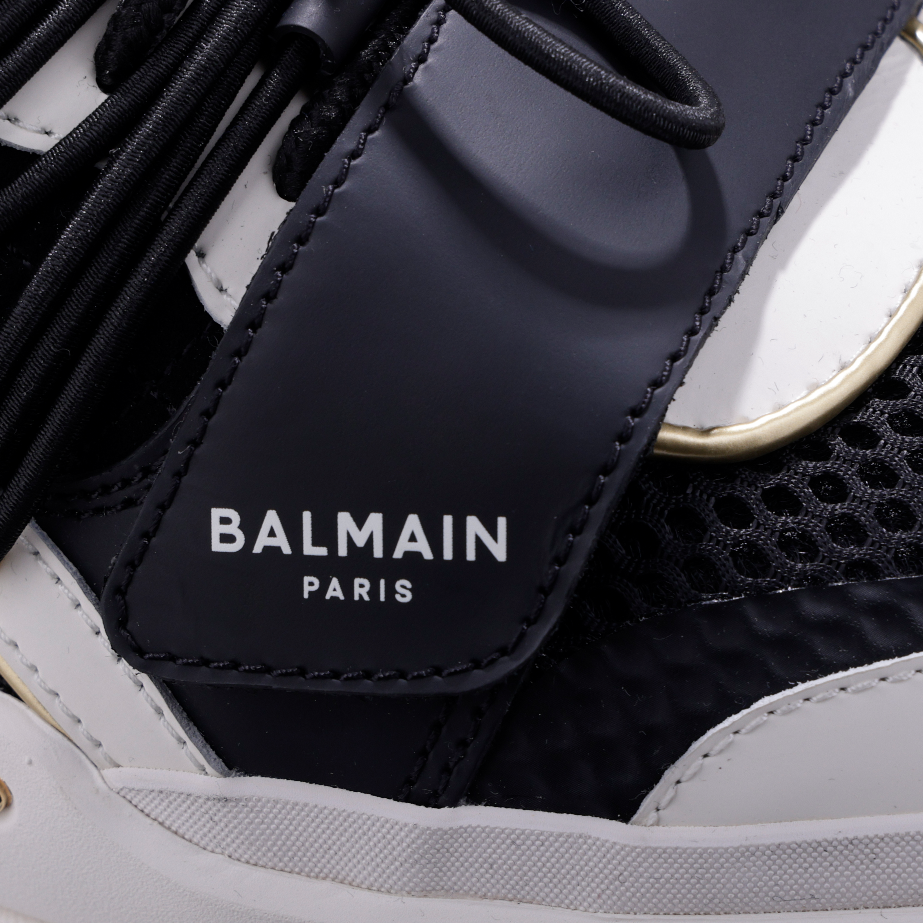 Sneakers Blancos Dorado Balmain B-Bold