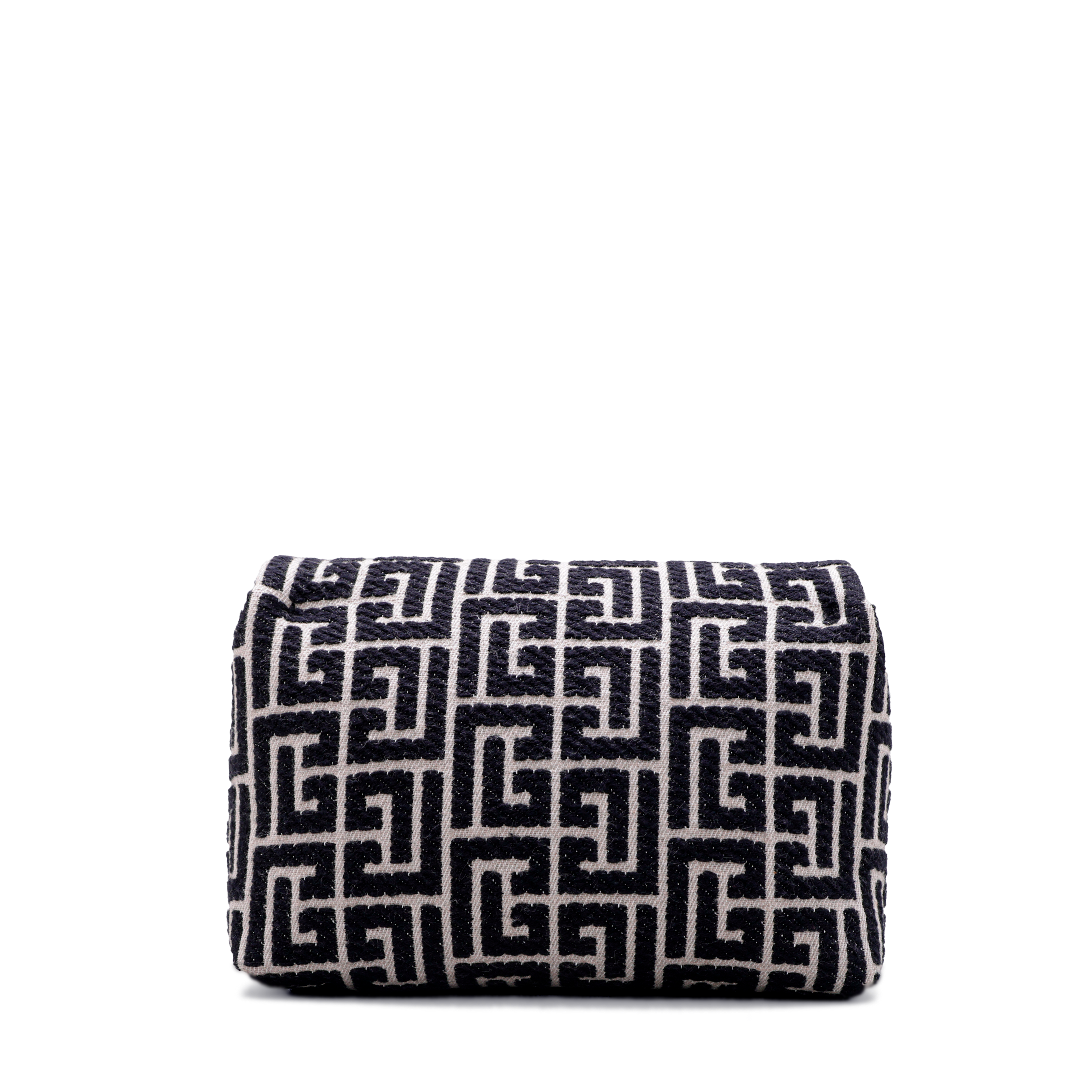 Cartera Negra Balmain 1945 Mini-Jacquard Monogramme