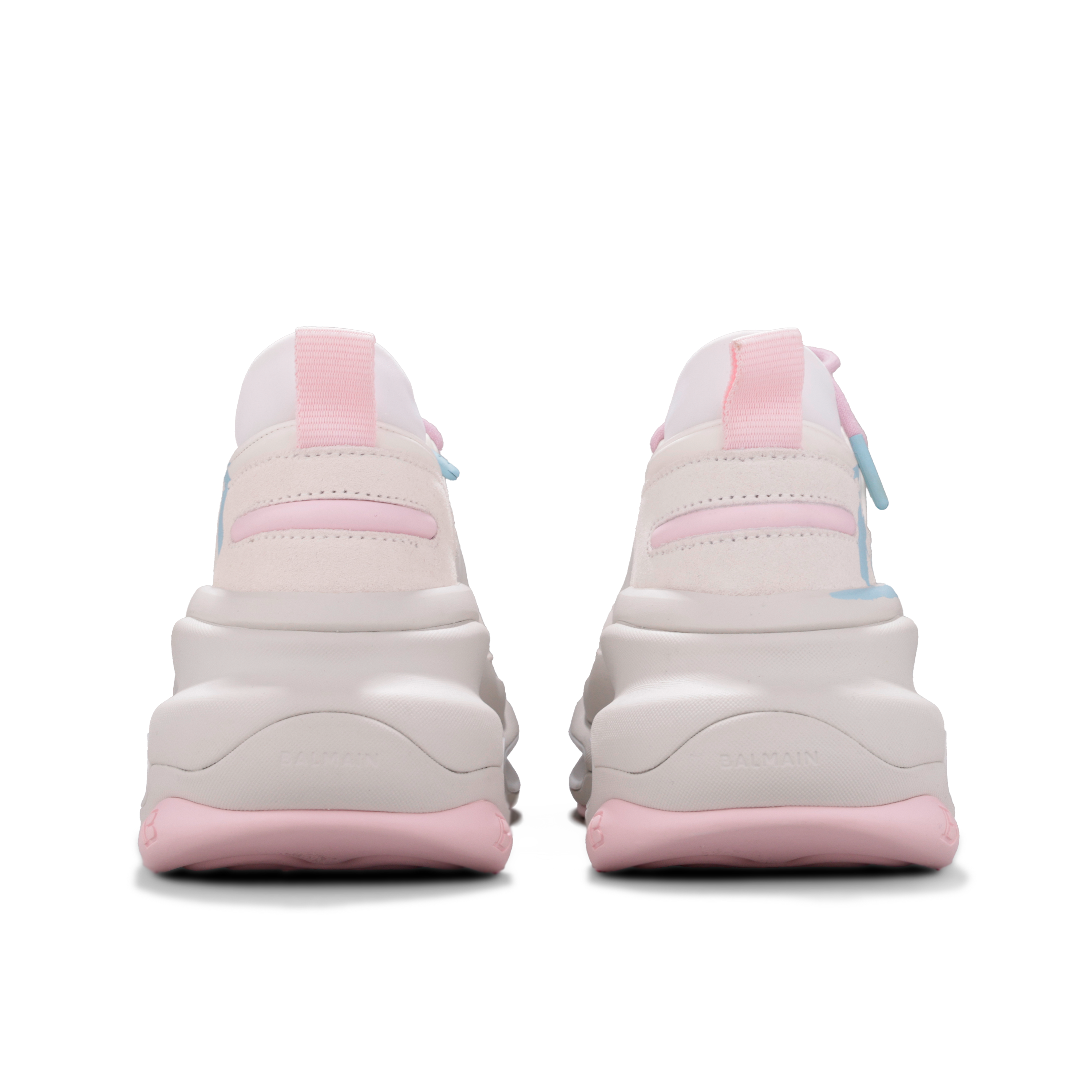 Sneakers Rosados Balmain B-Bold Logo Sign