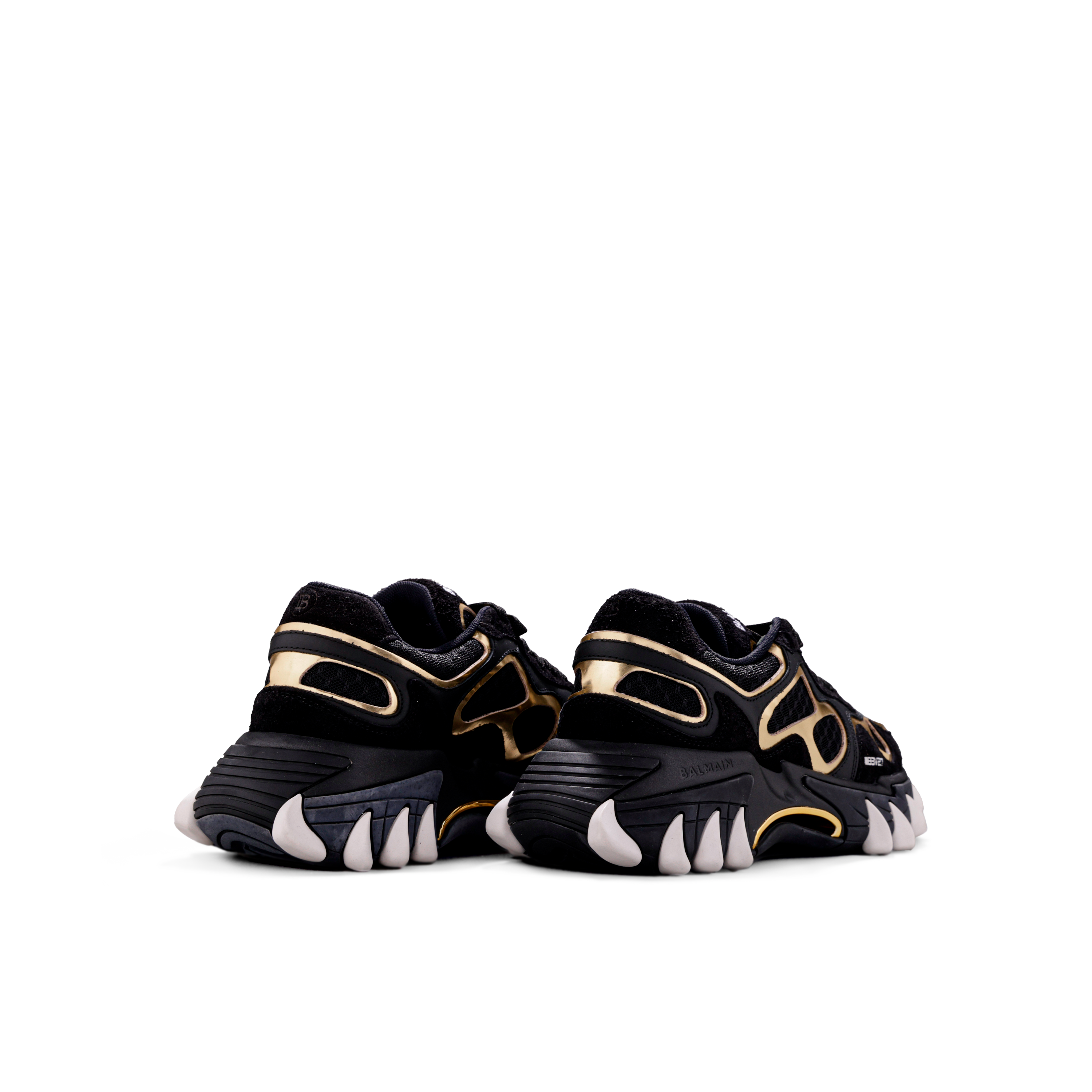 Sneakers Negros Dorado Balmain B-East